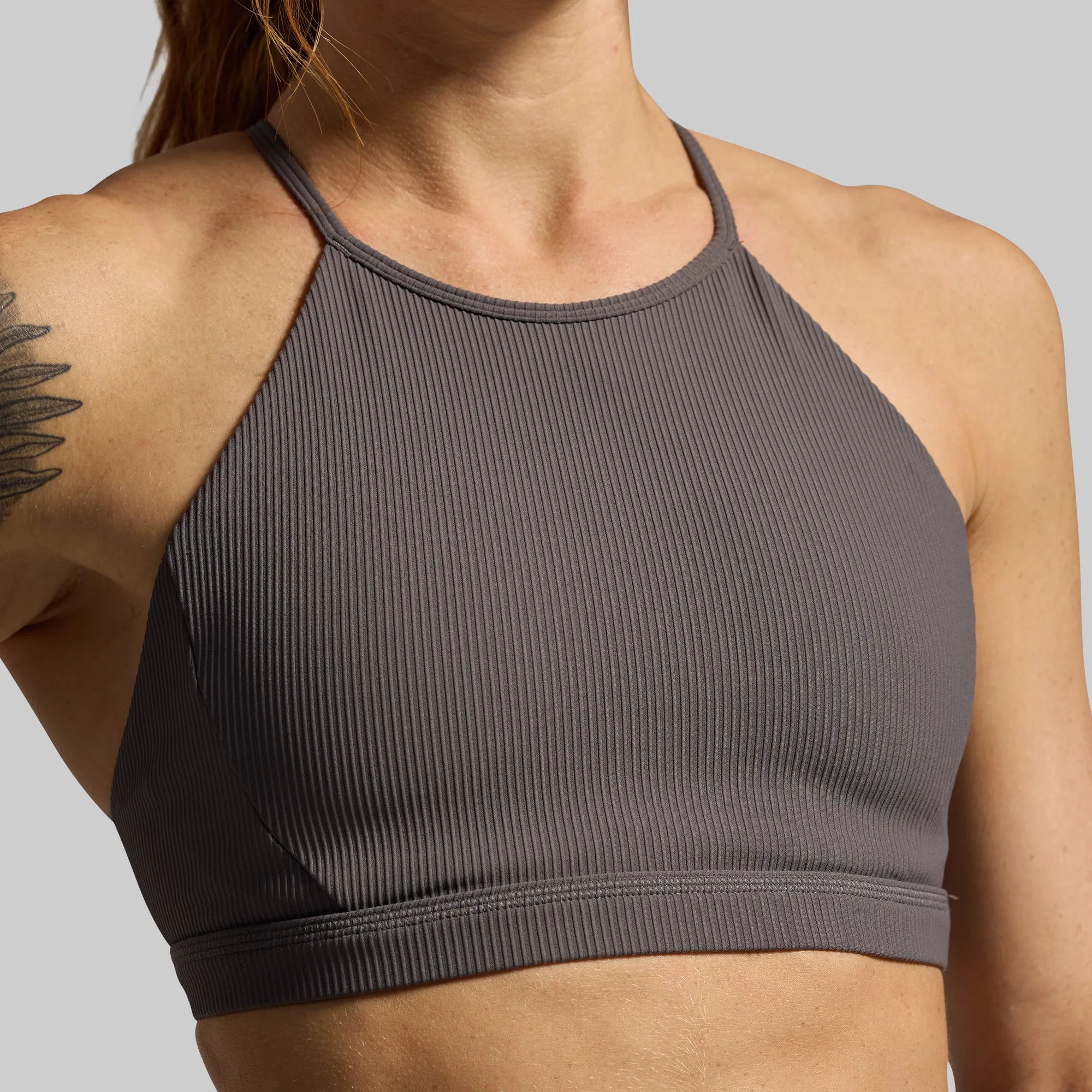 Break the Limits Sports Bra (Dark Grey) sold by Born Primitive product image thumbnail 4