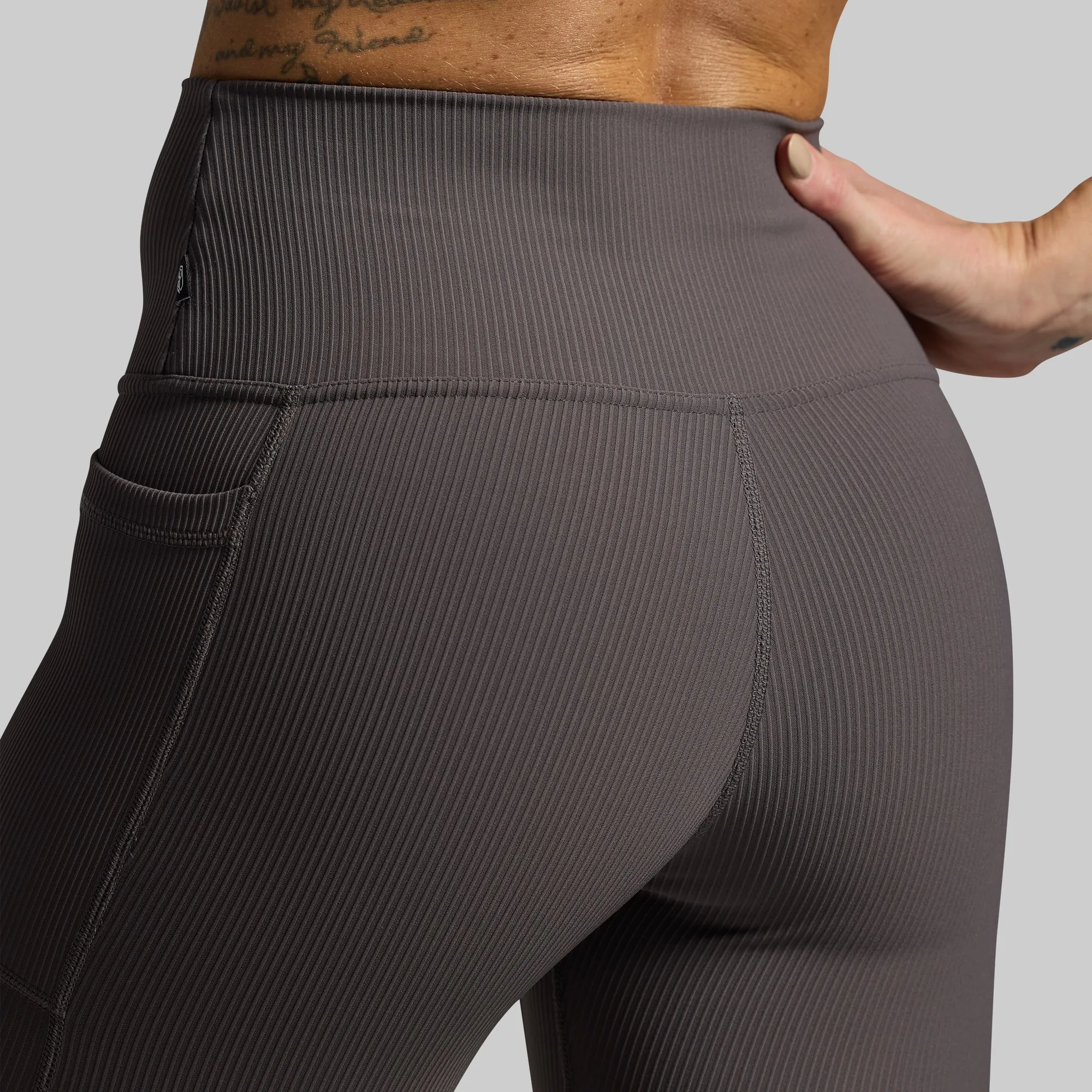 All or Nothing Capri w/ Pockets (Dark Grey) sold by Born Primitive product image thumbnail 5