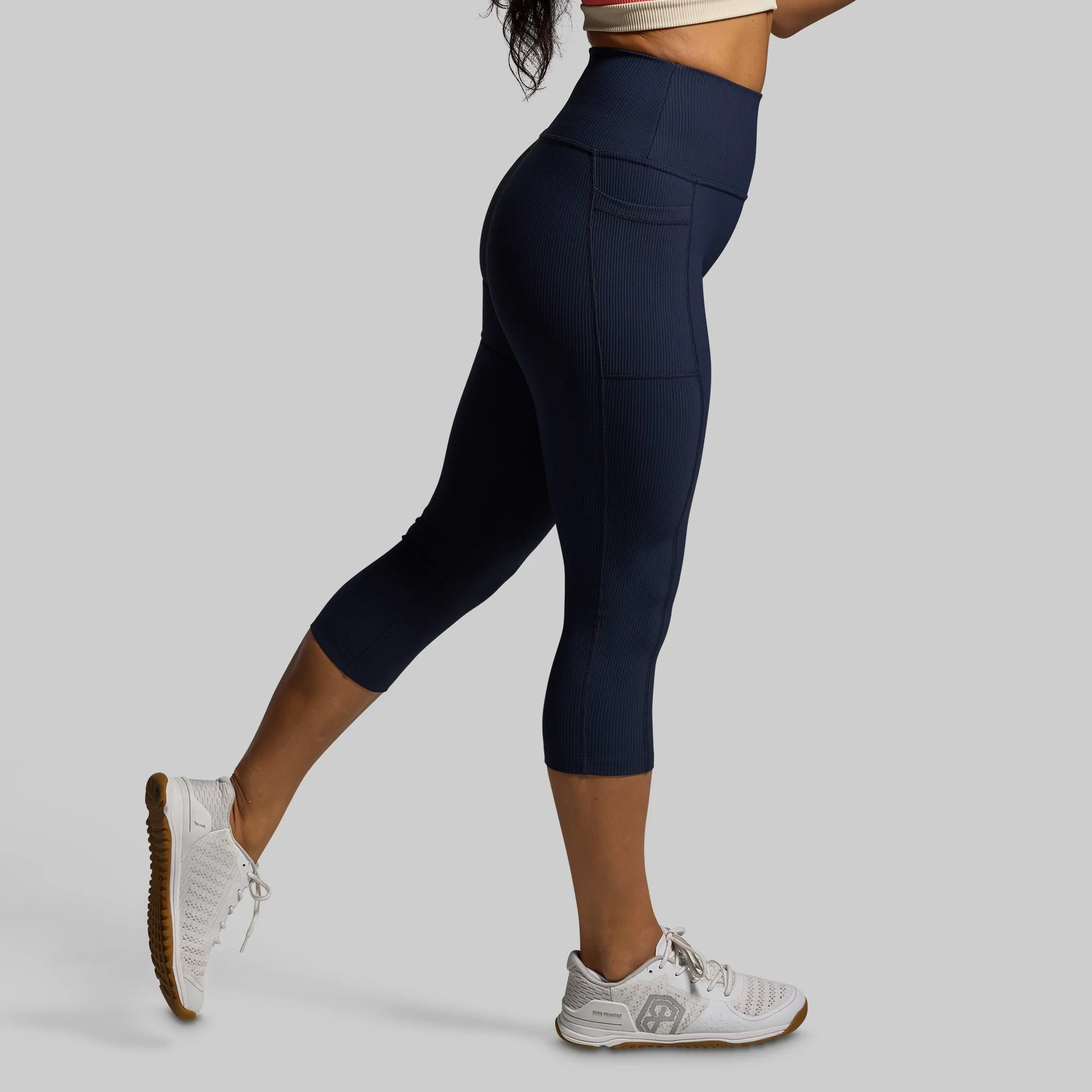 All or Nothing Capri w/ Pockets (BP Navy) sold by Born Primitive product image thumbnail 3