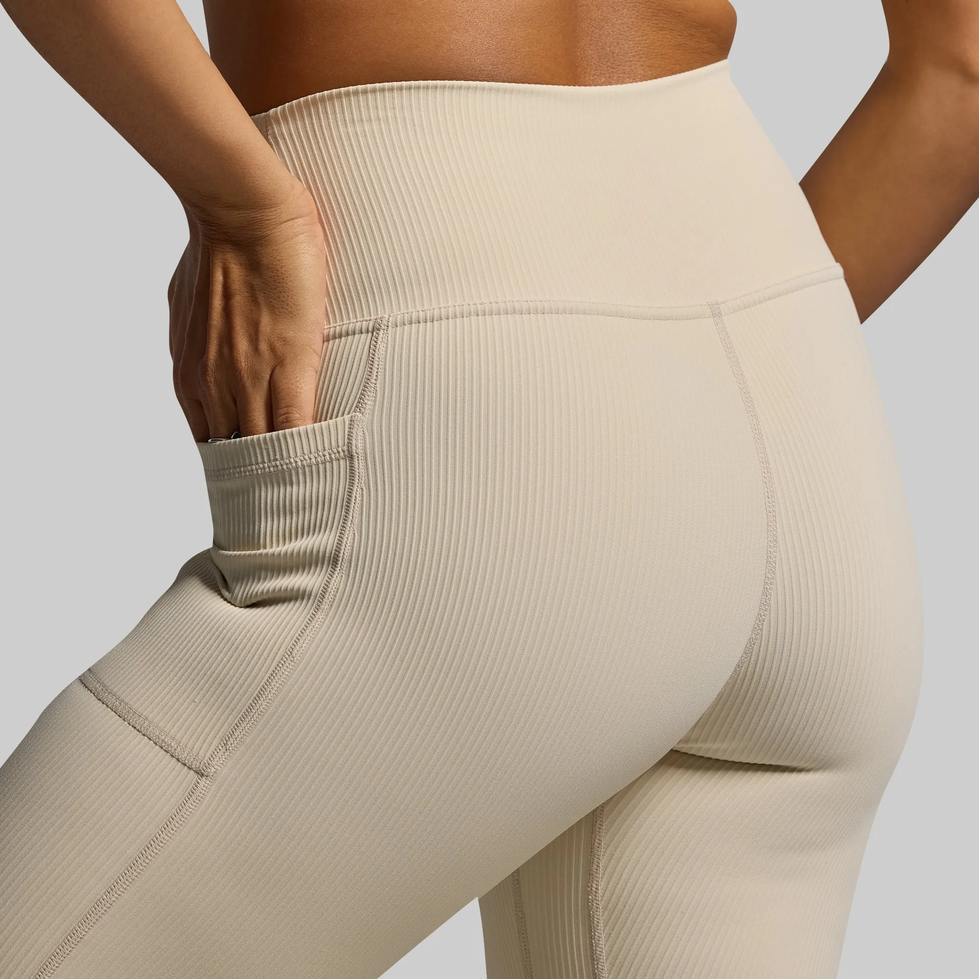 All or Nothing Capri w/ Pockets (Oatmeal) sold by Born Primitive product image thumbnail 5