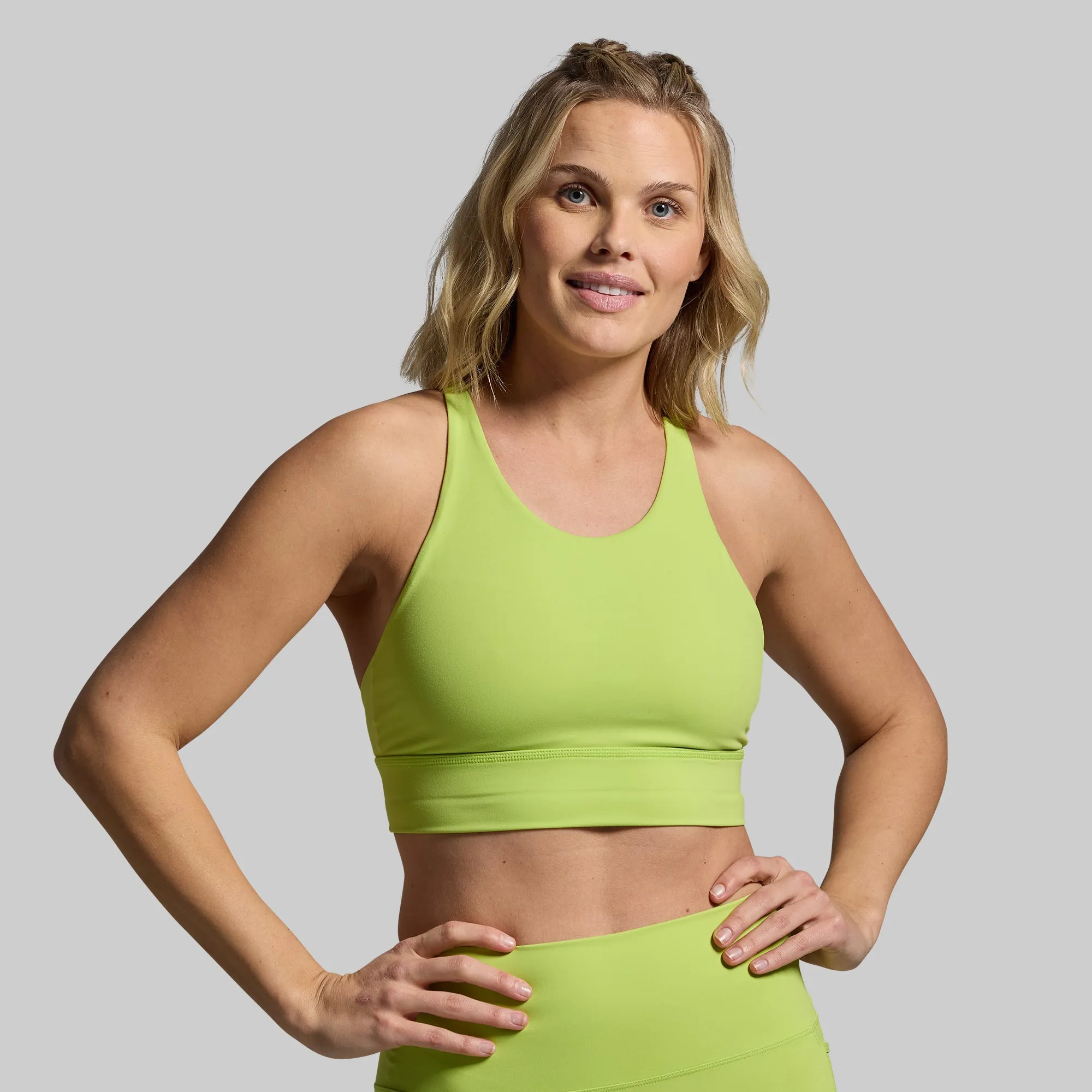 Untamed Sports Bra (Lime) sold by Born Primitive product image thumbnail 3