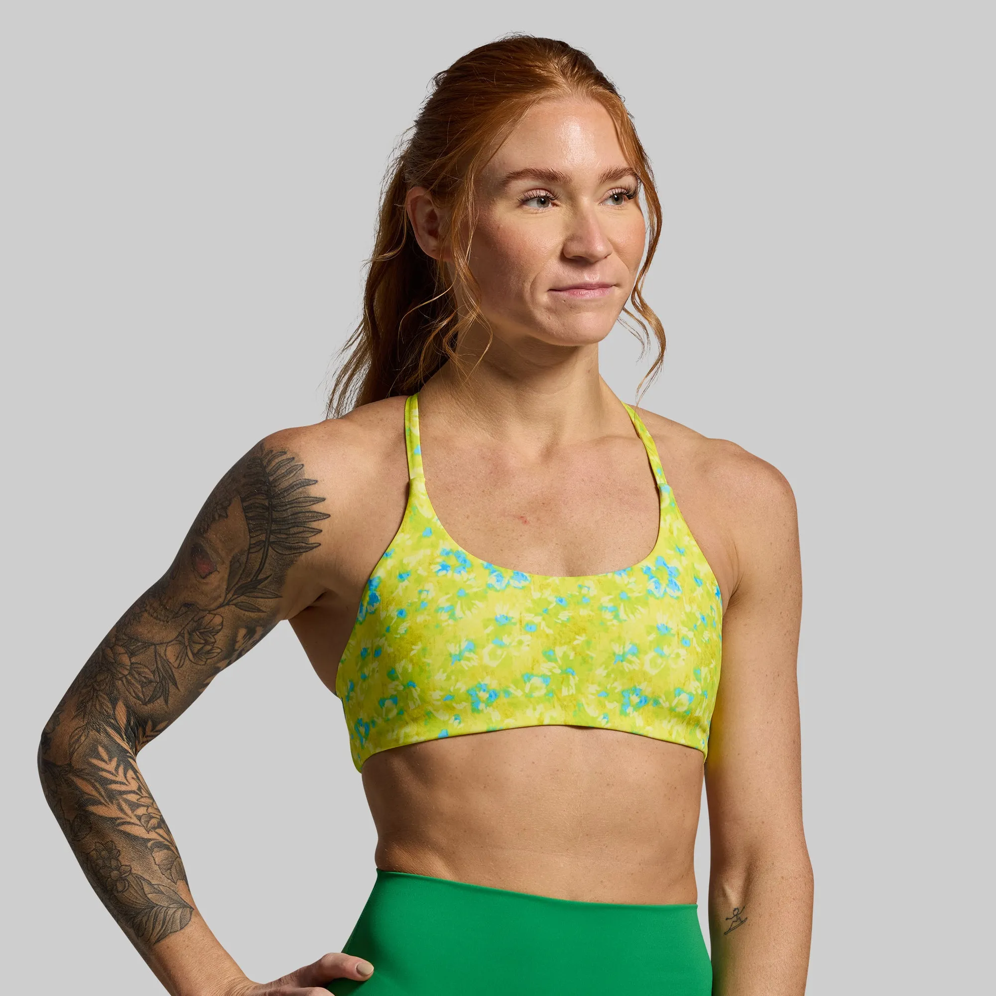 Serenity Sports Bra (Lime Splash) sold by Born Primitive product image thumbnail 3