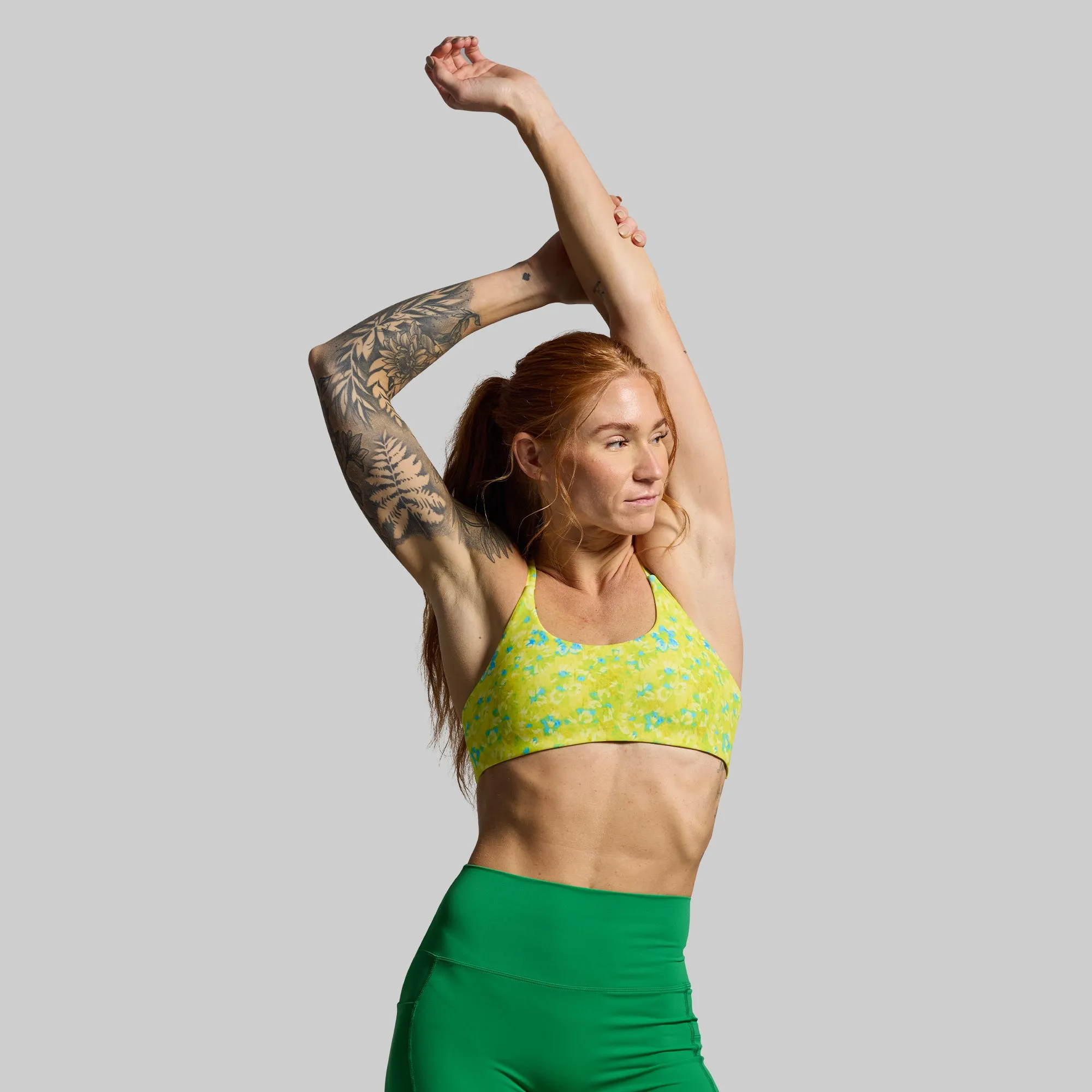 Serenity Sports Bra (Lime Splash) sold by Born Primitive product image thumbnail 4