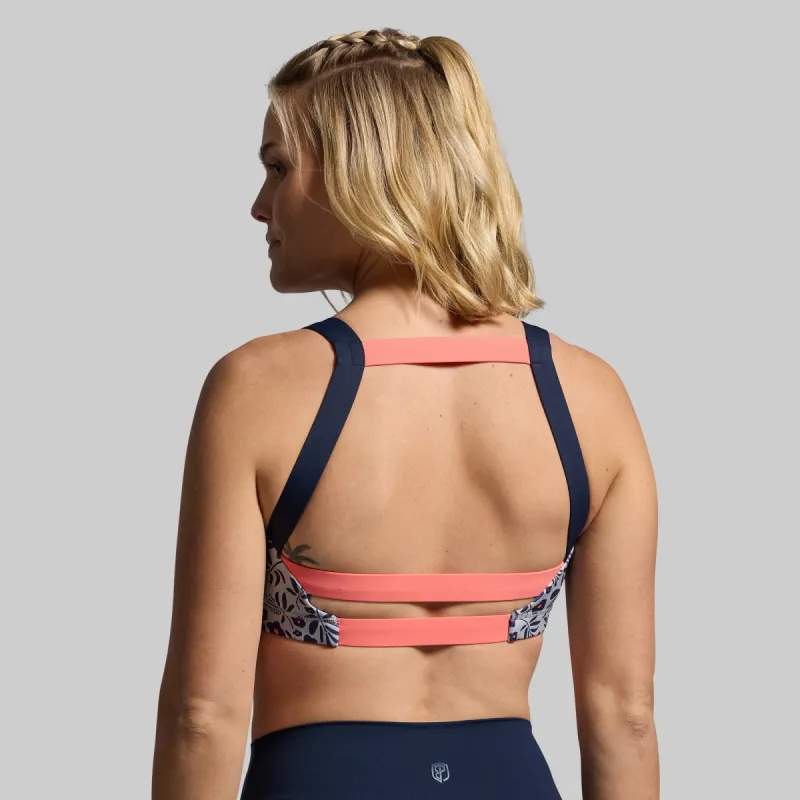 Moxie Sports Bra (Petal Magic) sold by Born Primitive