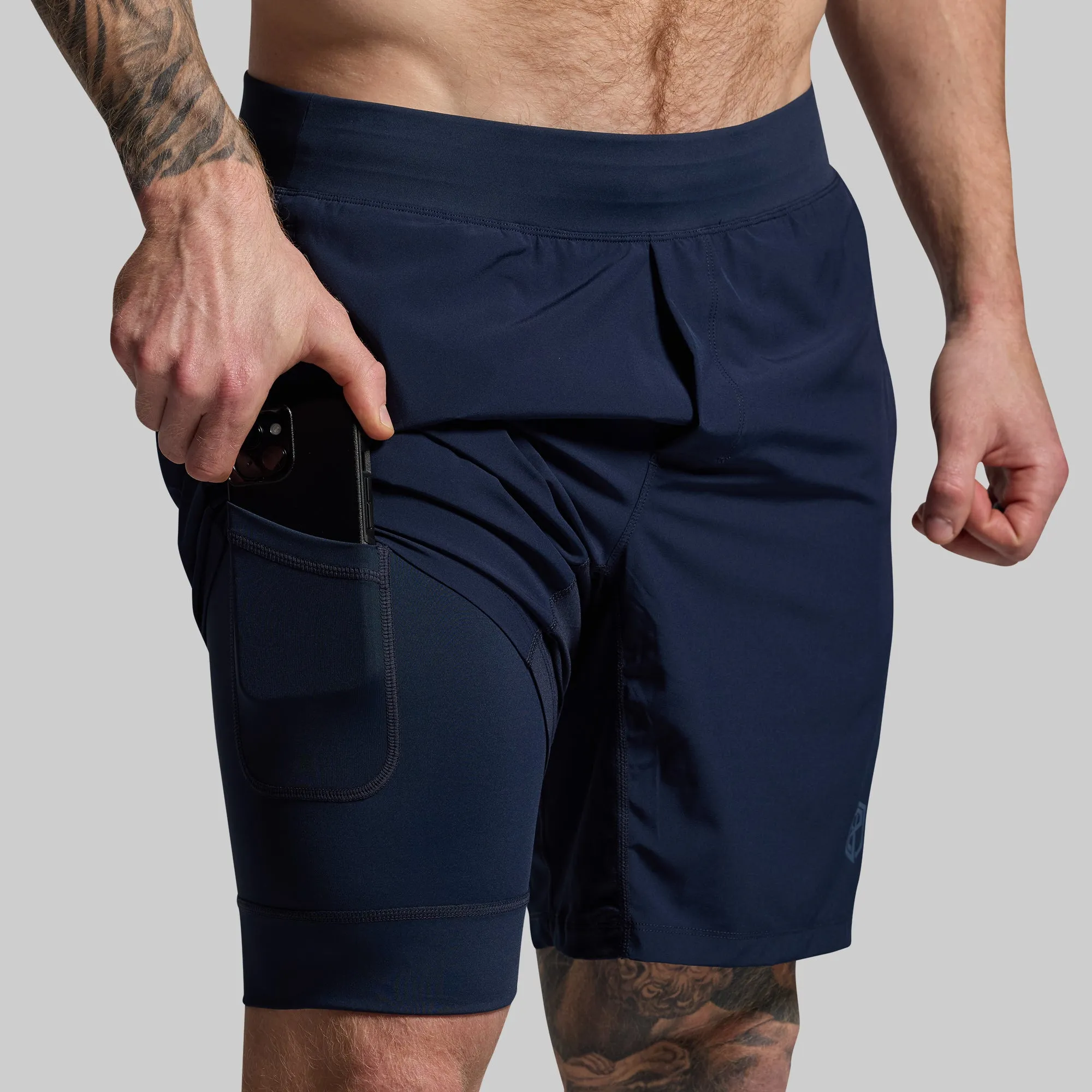 Versatile Short w/ Compression 9" (BP Navy) sold by Born Primitive product image thumbnail 3