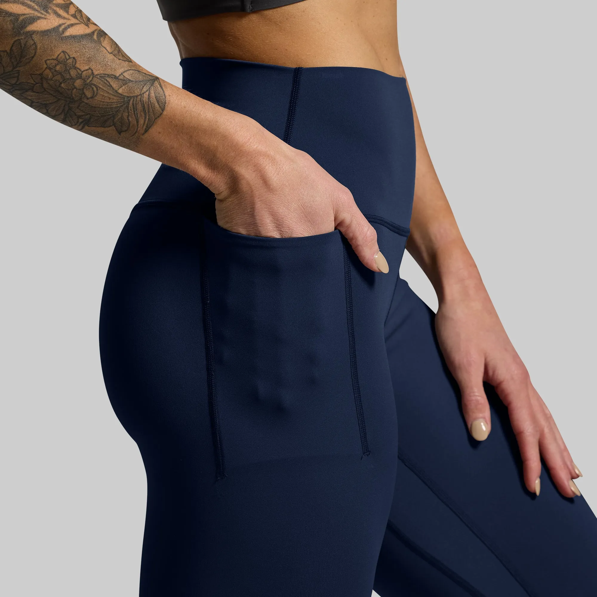 Your Go To 7/8 Legging w/ Pockets 2.0 (BP Navy) sold by Born Primitive product image thumbnail 4