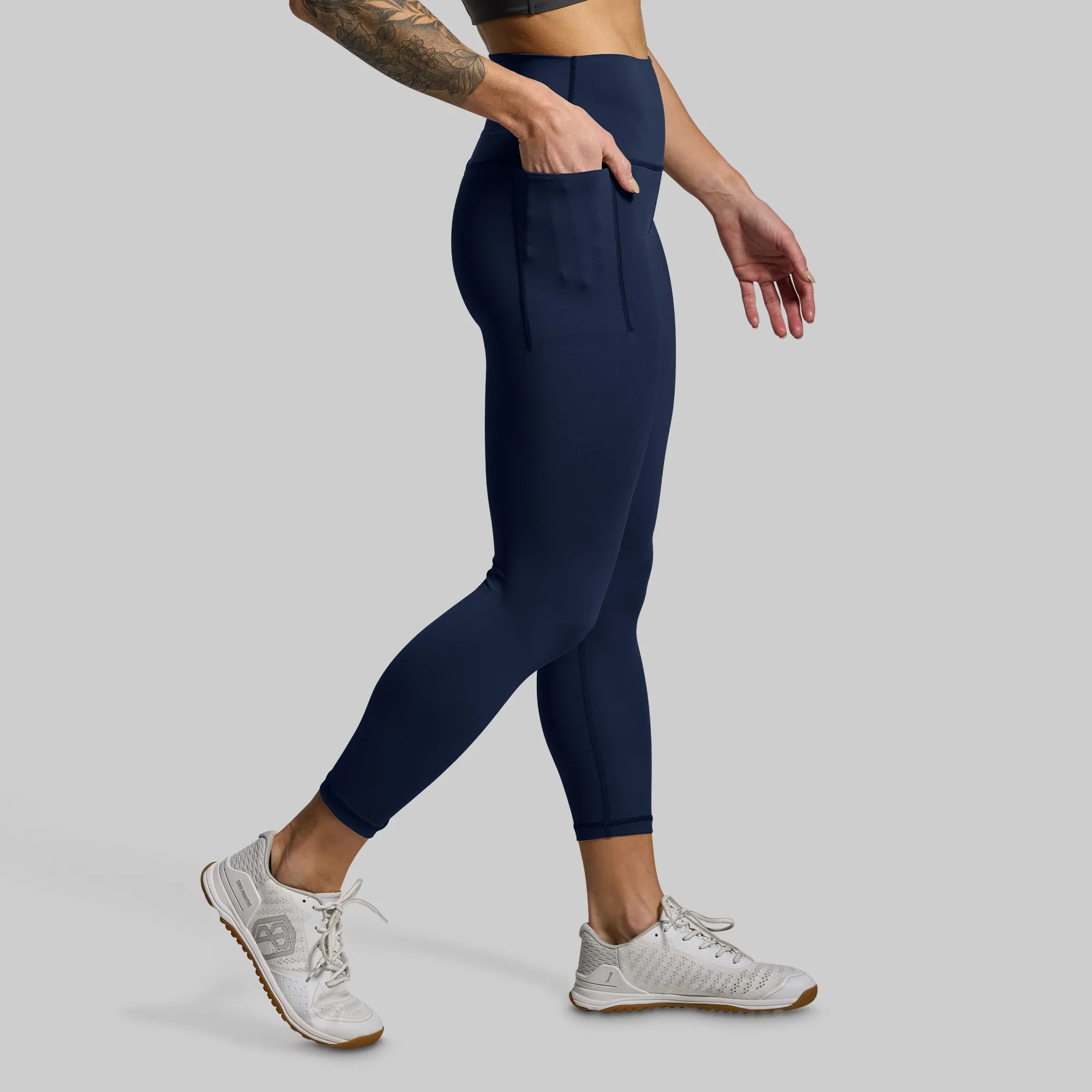 Your Go To 7/8 Legging w/ Pockets 2.0 (BP Navy) sold by Born Primitive