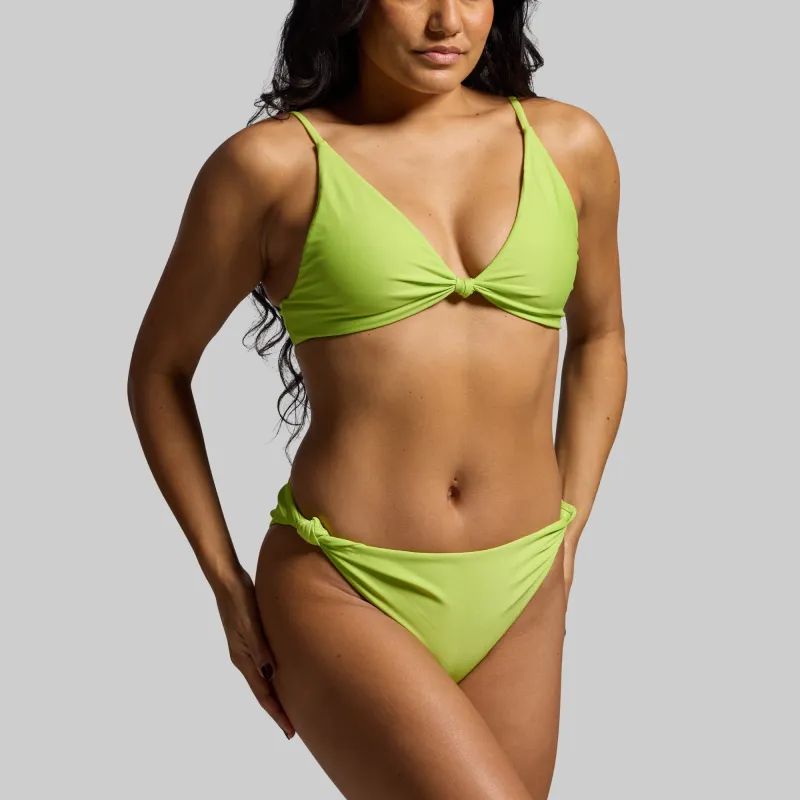 Solstice Bikini Bottom (Lime) sold by Born Primitive