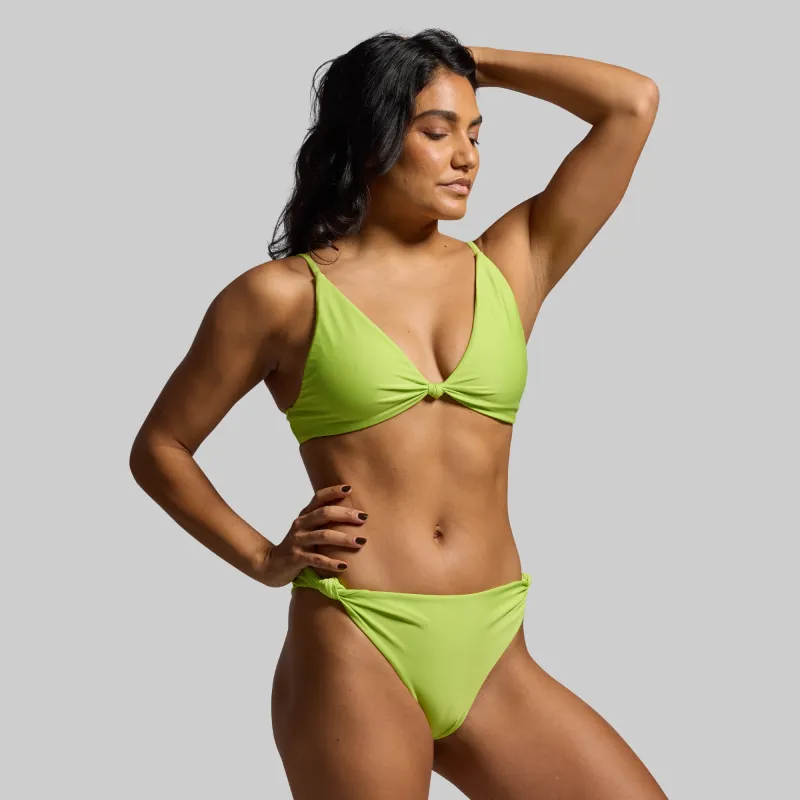 Solstice Bikini Top (Lime) sold by Born Primitive