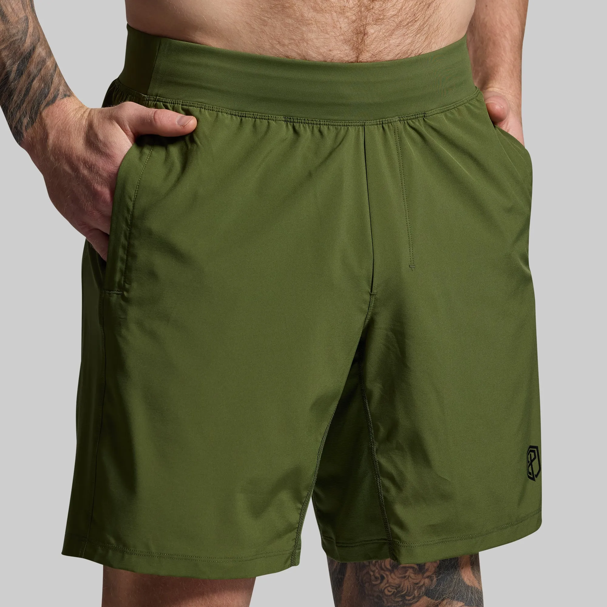 Versatile Short 9" (Military Green) sold by Born Primitive product image thumbnail 3