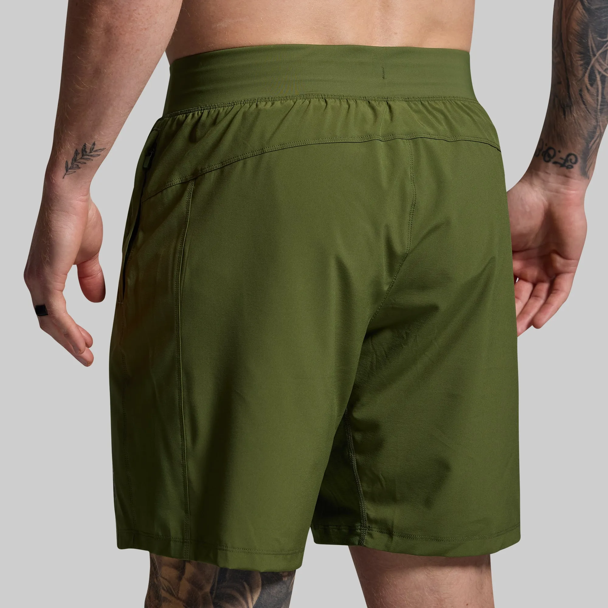 Versatile Short 9" (Military Green) sold by Born Primitive product image thumbnail 4