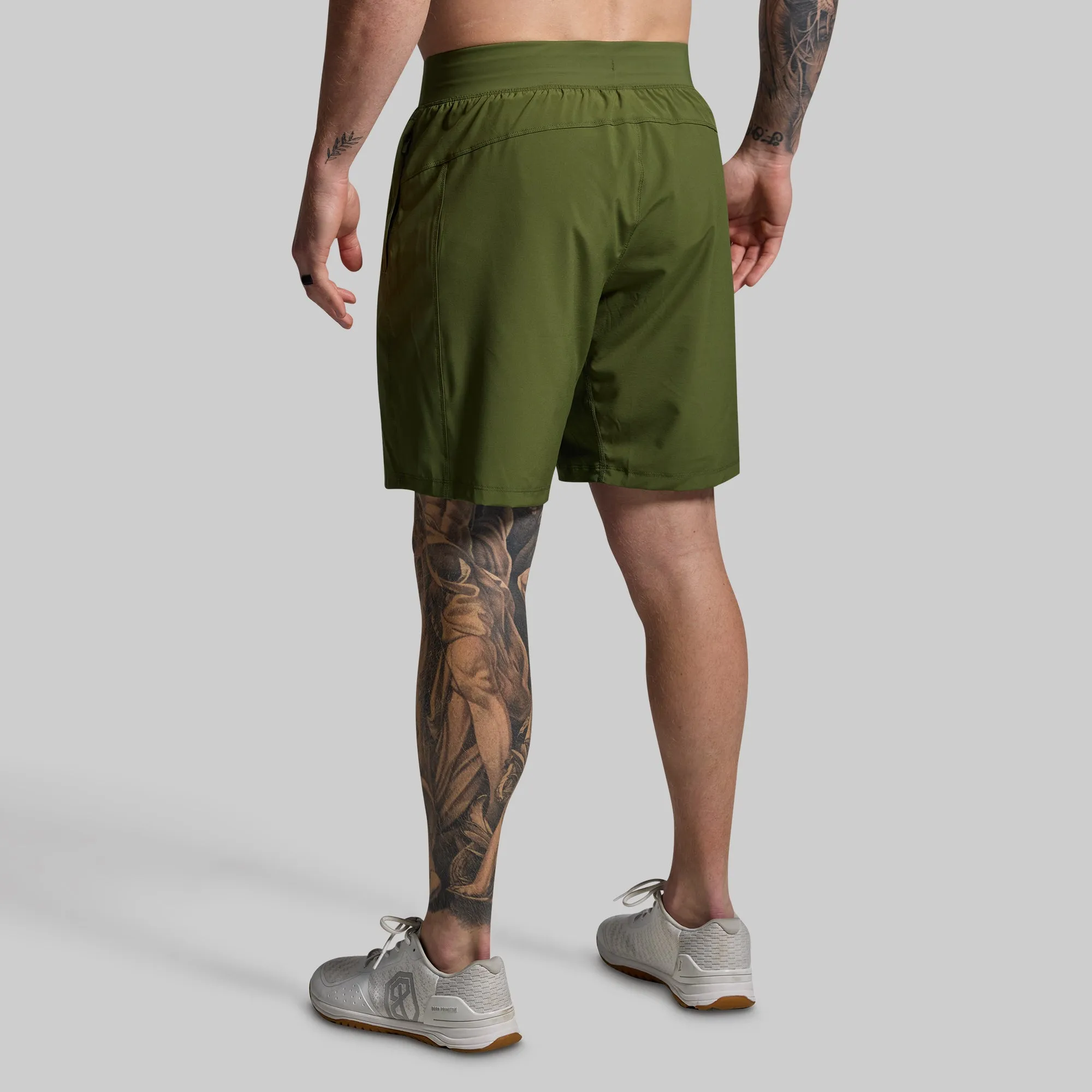 Versatile Short 9" (Military Green) sold by Born Primitive product image thumbnail 2