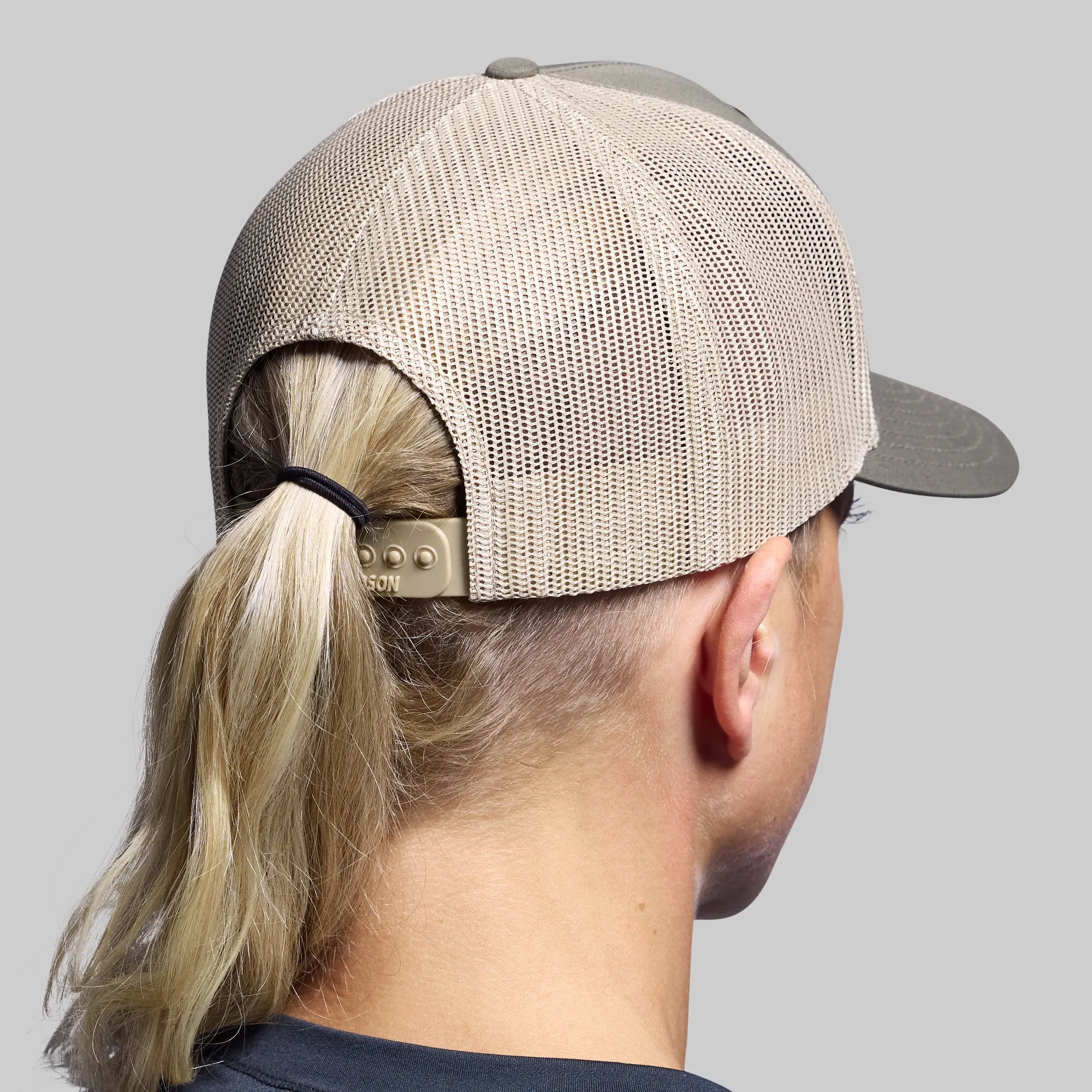 Tactical Light Leather Patch Trucker Hat (OD Green) sold by Born Primitive product image thumbnail 2