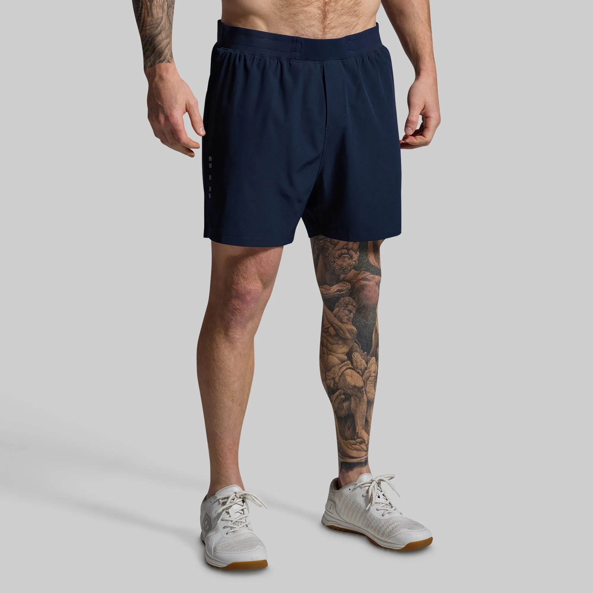 Men's Endurance Short w/ Compression (BP Navy) sold by Born Primitive
