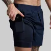Men's Endurance Short w/ Compression (BP Navy) sold by Born Primitive
