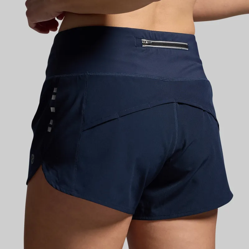 Women's Endurance Short (BP Navy) sold by Born Primitive