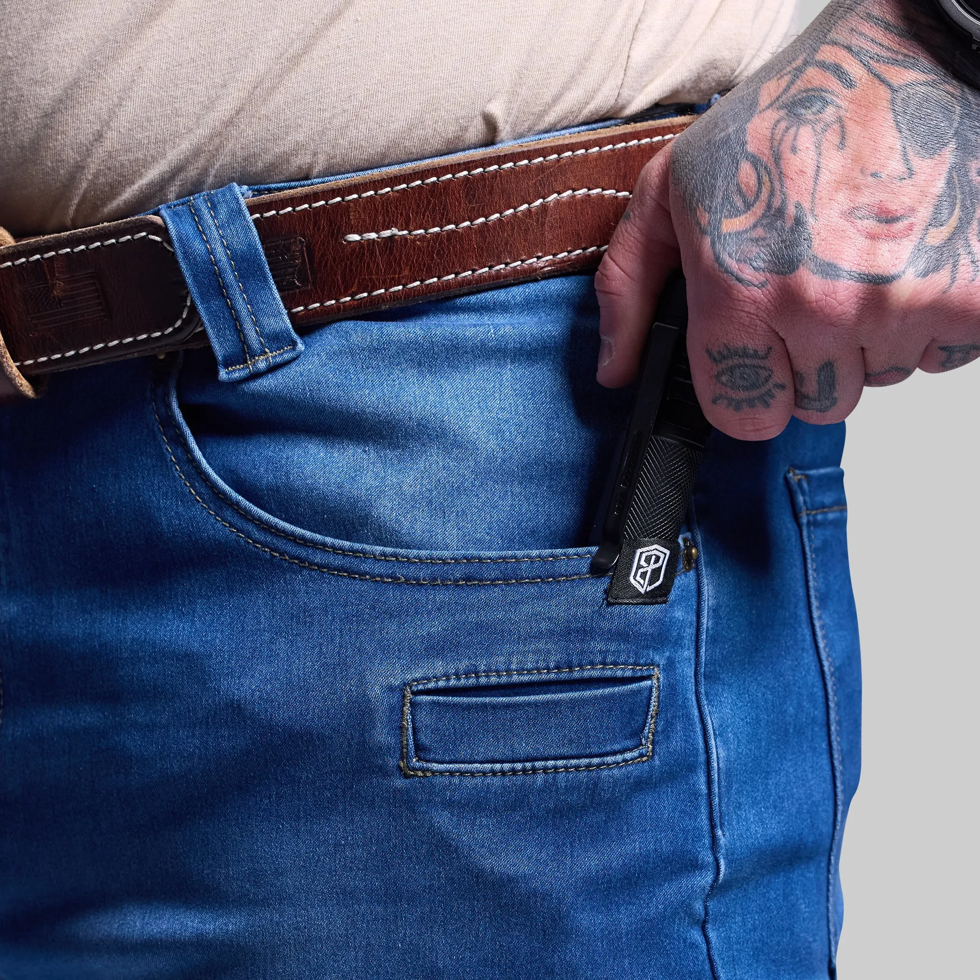 FLEX Recon Boot Cut Jean (Dark Wash) sold by Born Primitive product image thumbnail 5