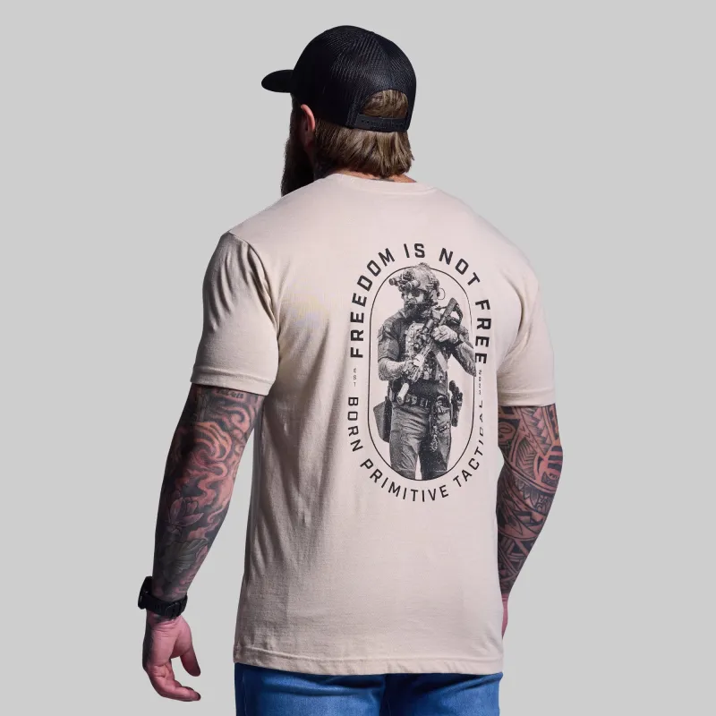 Tactical Operator Tee (Tan) sold by Born Primitive