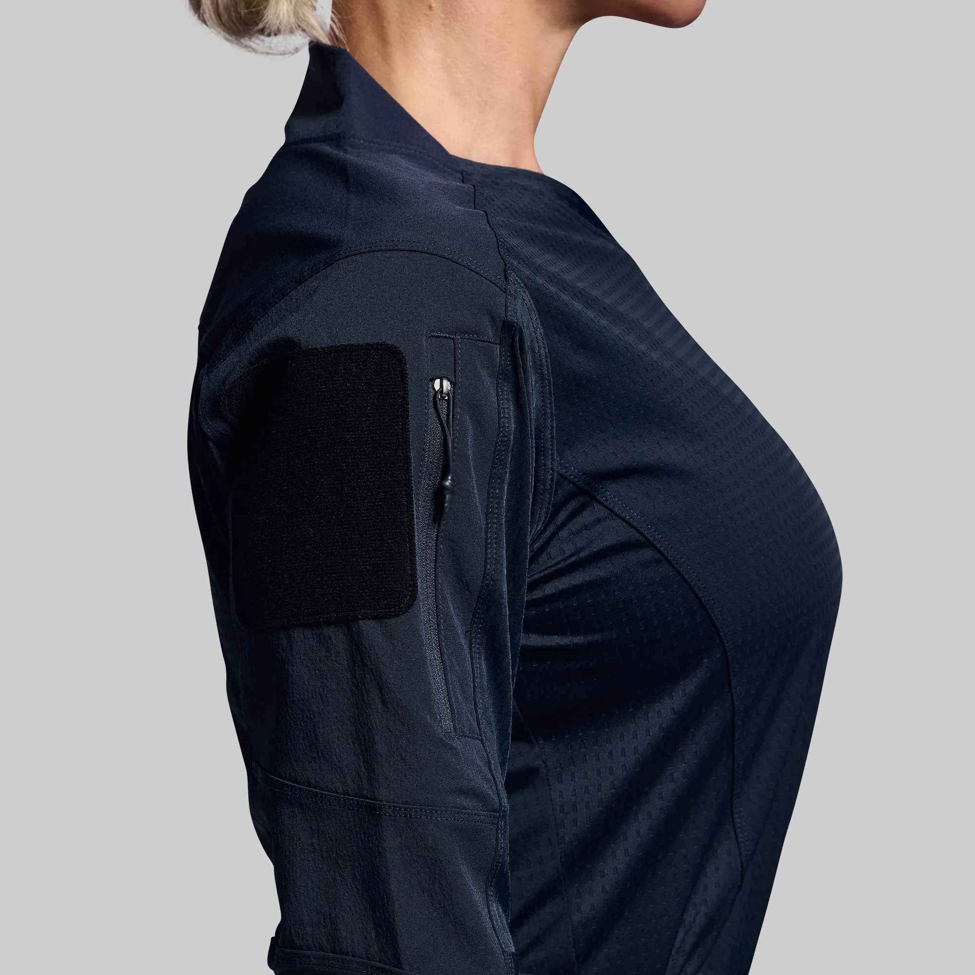 Women's Long Sleeve Op Top Pro (Police Blue) sold by Born Primitive product image thumbnail 5