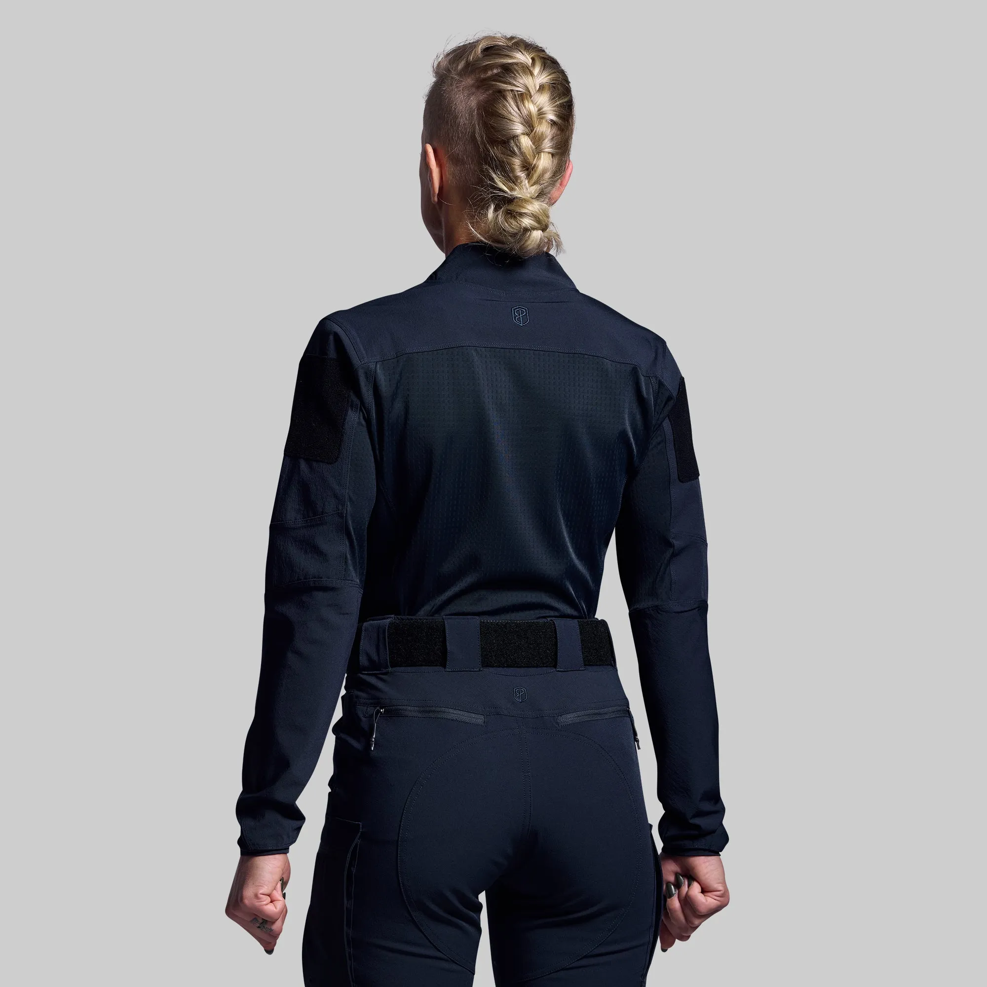 Women's Long Sleeve Op Top Pro (Police Blue) sold by Born Primitive product image thumbnail 2