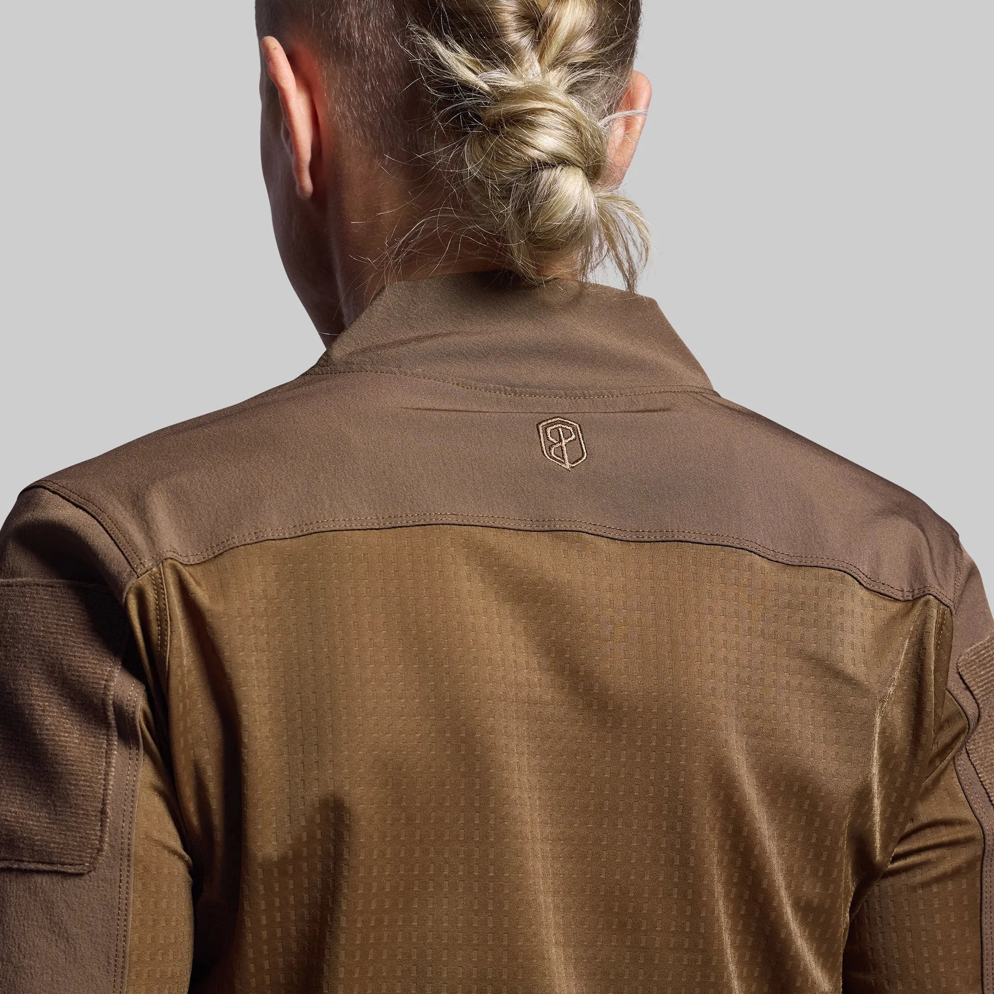 Women's Long Sleeve Op Top Pro (Coyote Brown) sold by Born Primitive product image thumbnail 3
