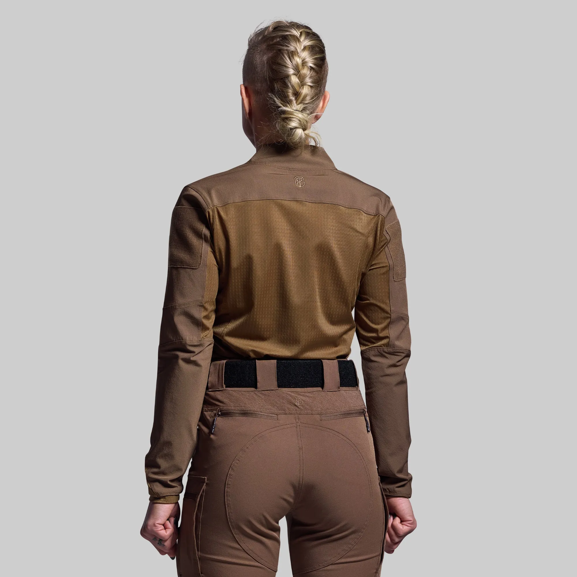 Women's Long Sleeve Op Top Pro (Coyote Brown) sold by Born Primitive product image thumbnail 2