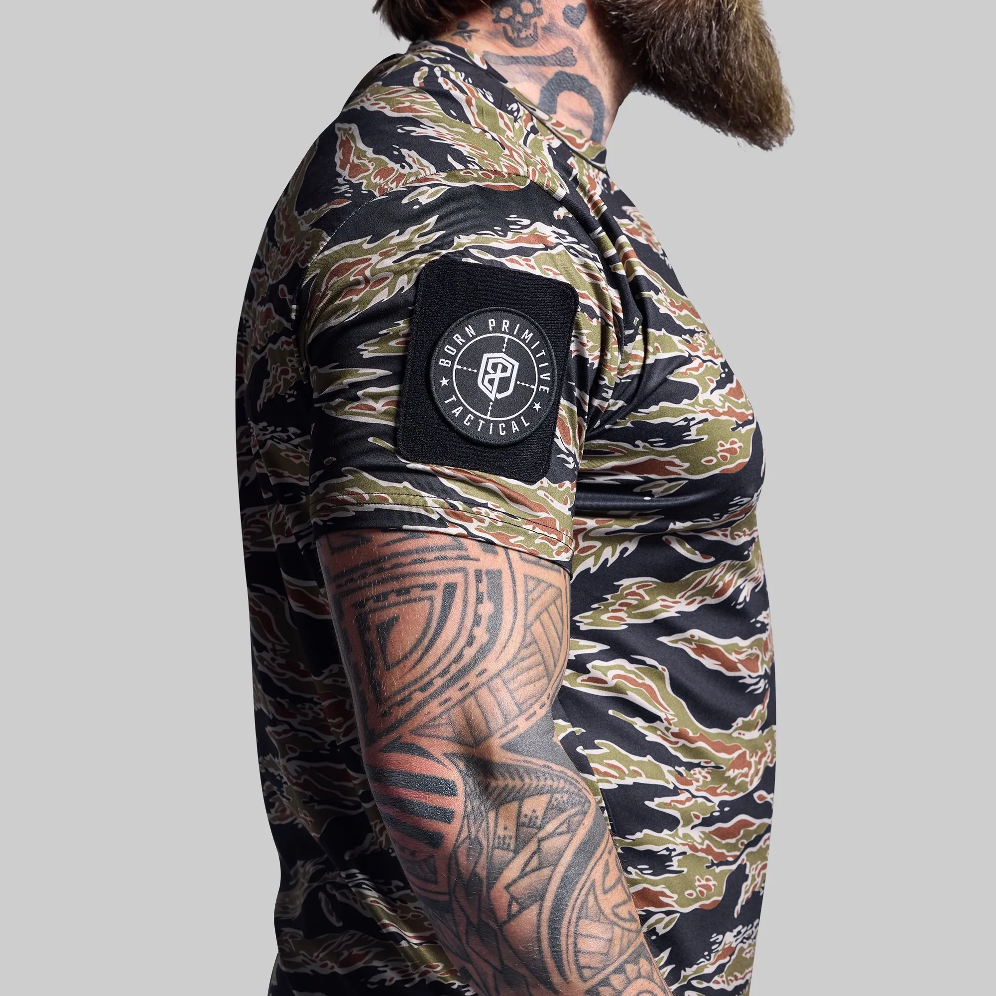 Range Shirt (Jungle Tiger) sold by Born Primitive product image thumbnail 4