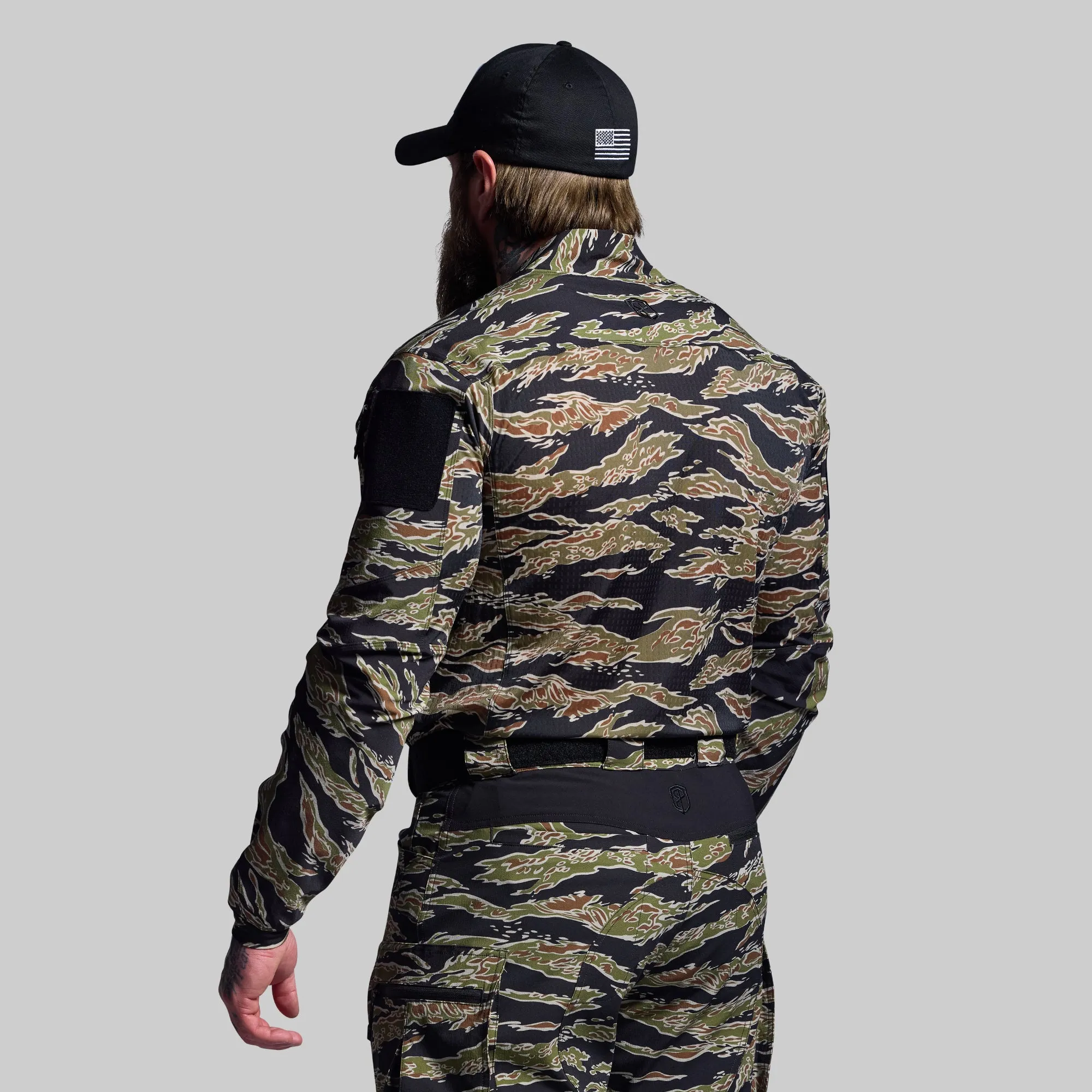 Long Sleeve Op Top Pro (Jungle Tiger) sold by Born Primitive product image thumbnail 2