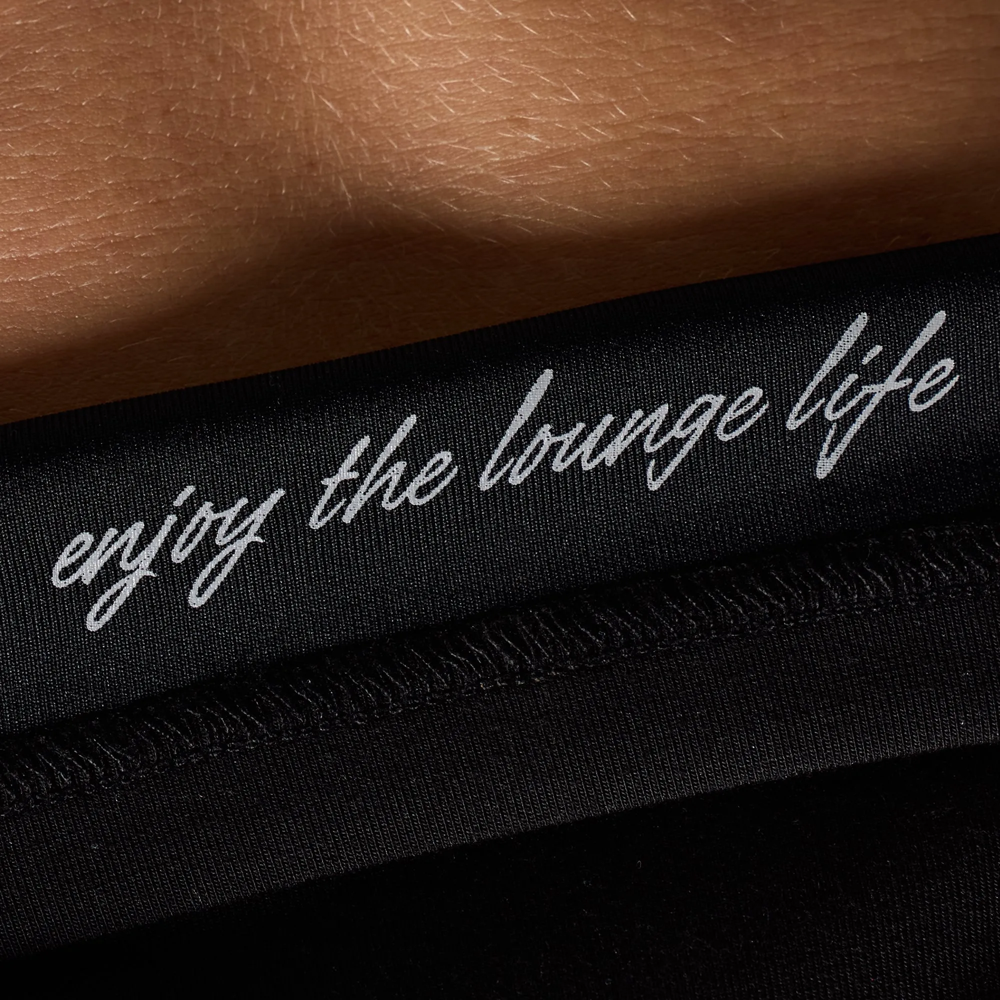 Lounge Lux Cropped Pullover (Black) sold by Born Primitive product image thumbnail 4