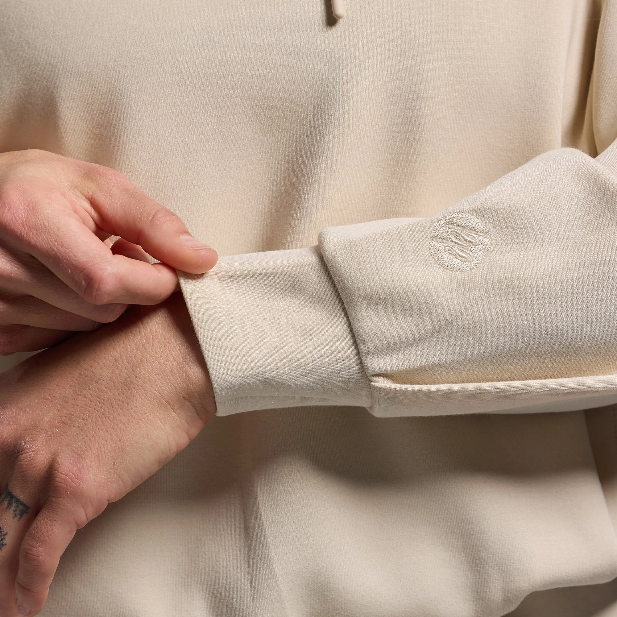 Lounge Lux Hoodie (Oatmeal) sold by Born Primitive product image thumbnail 4