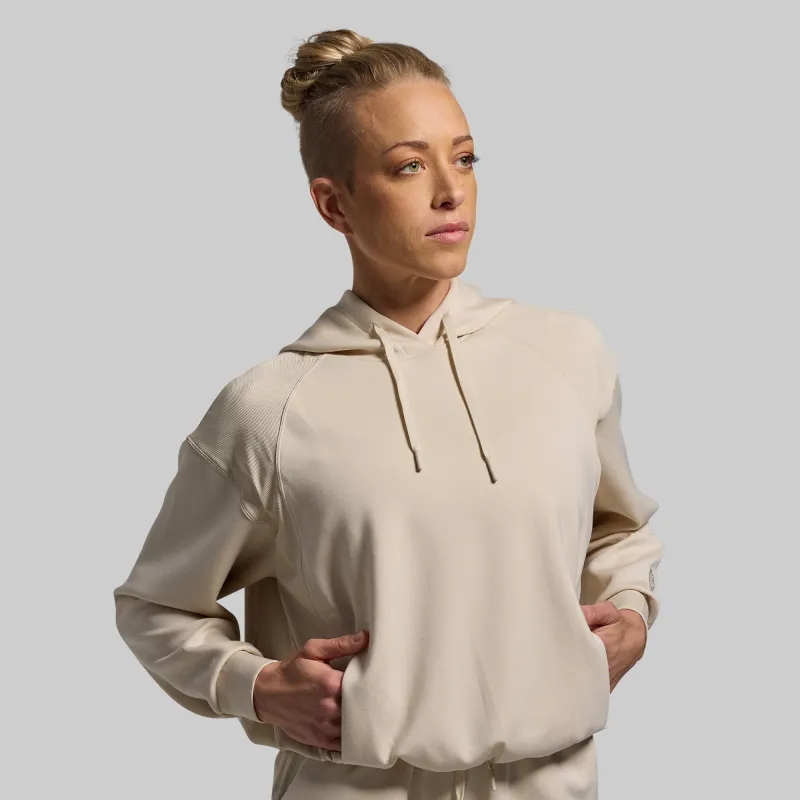 Lounge Lux Hoodie (Oatmeal) sold by Born Primitive