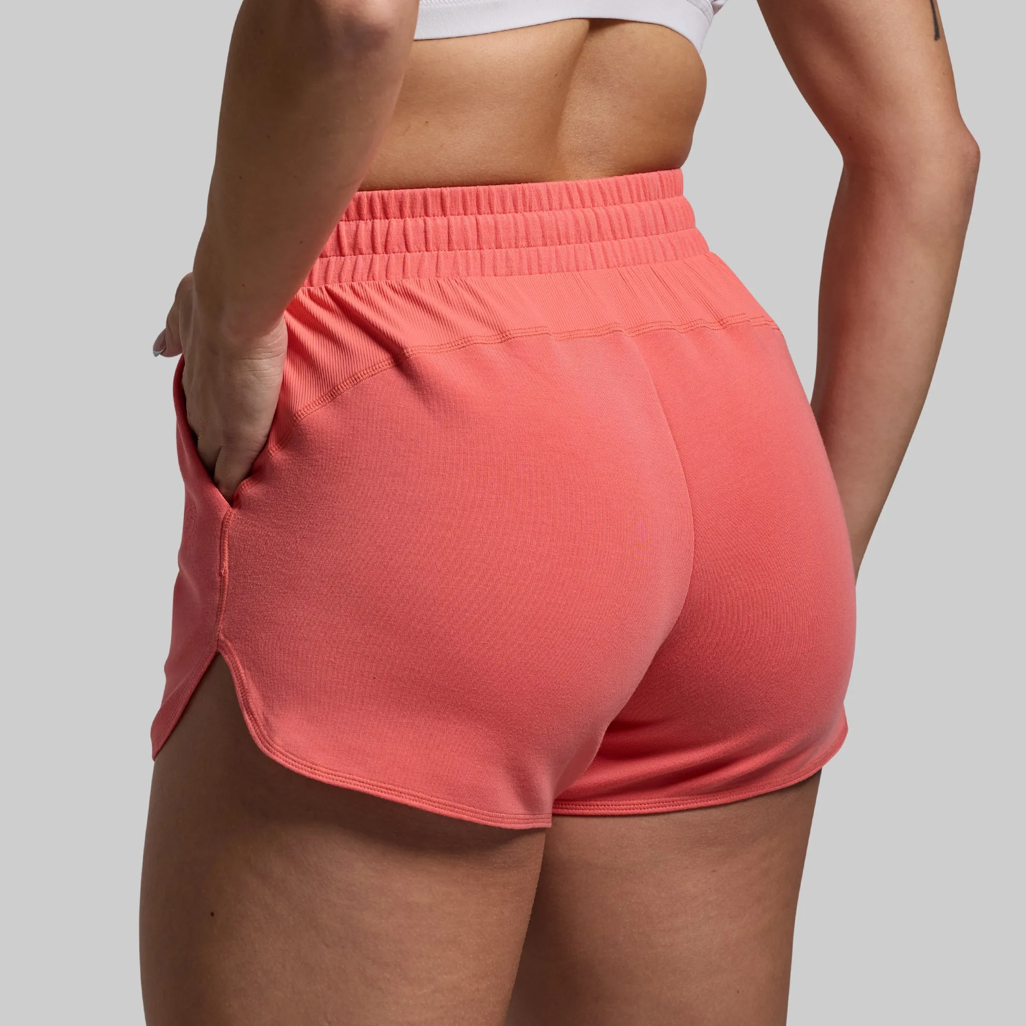 Lounge Lux Short (Hot Peach) sold by Born Primitive product image thumbnail 2