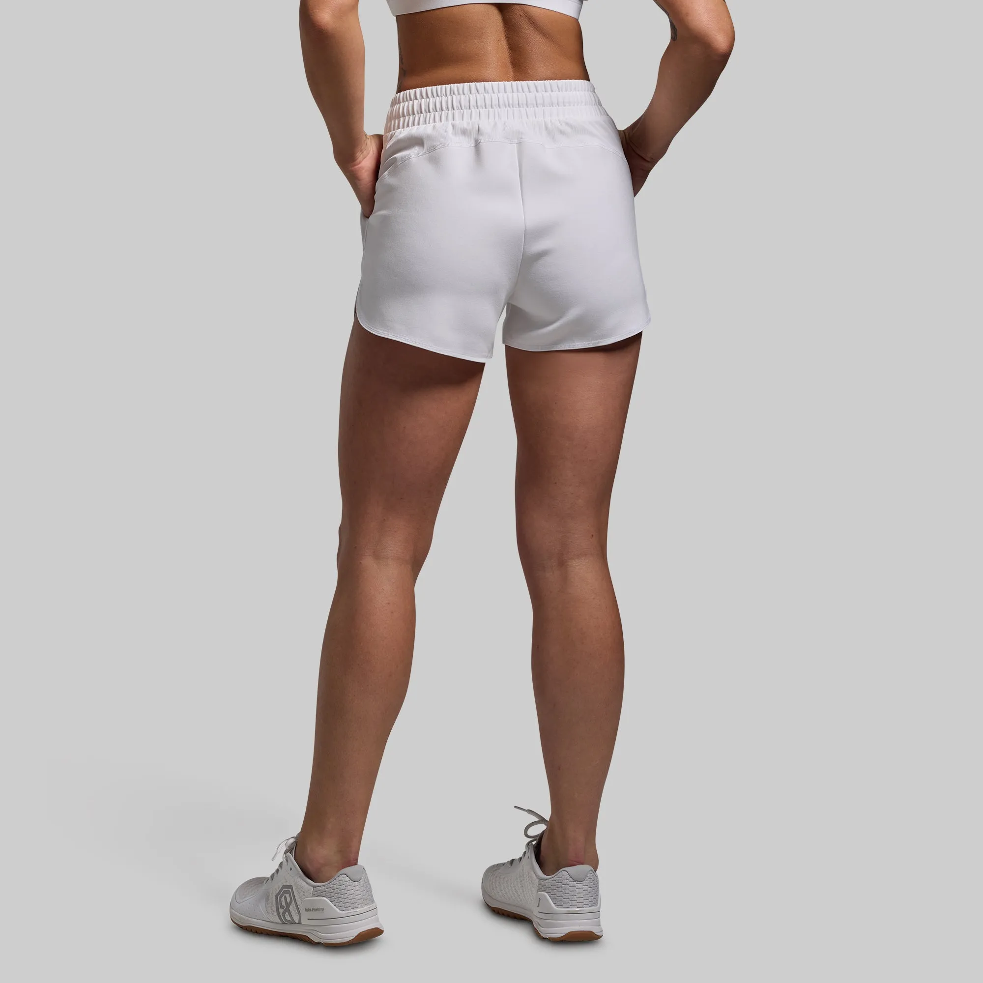 Lounge Lux Short (White) sold by Born Primitive product image thumbnail 4