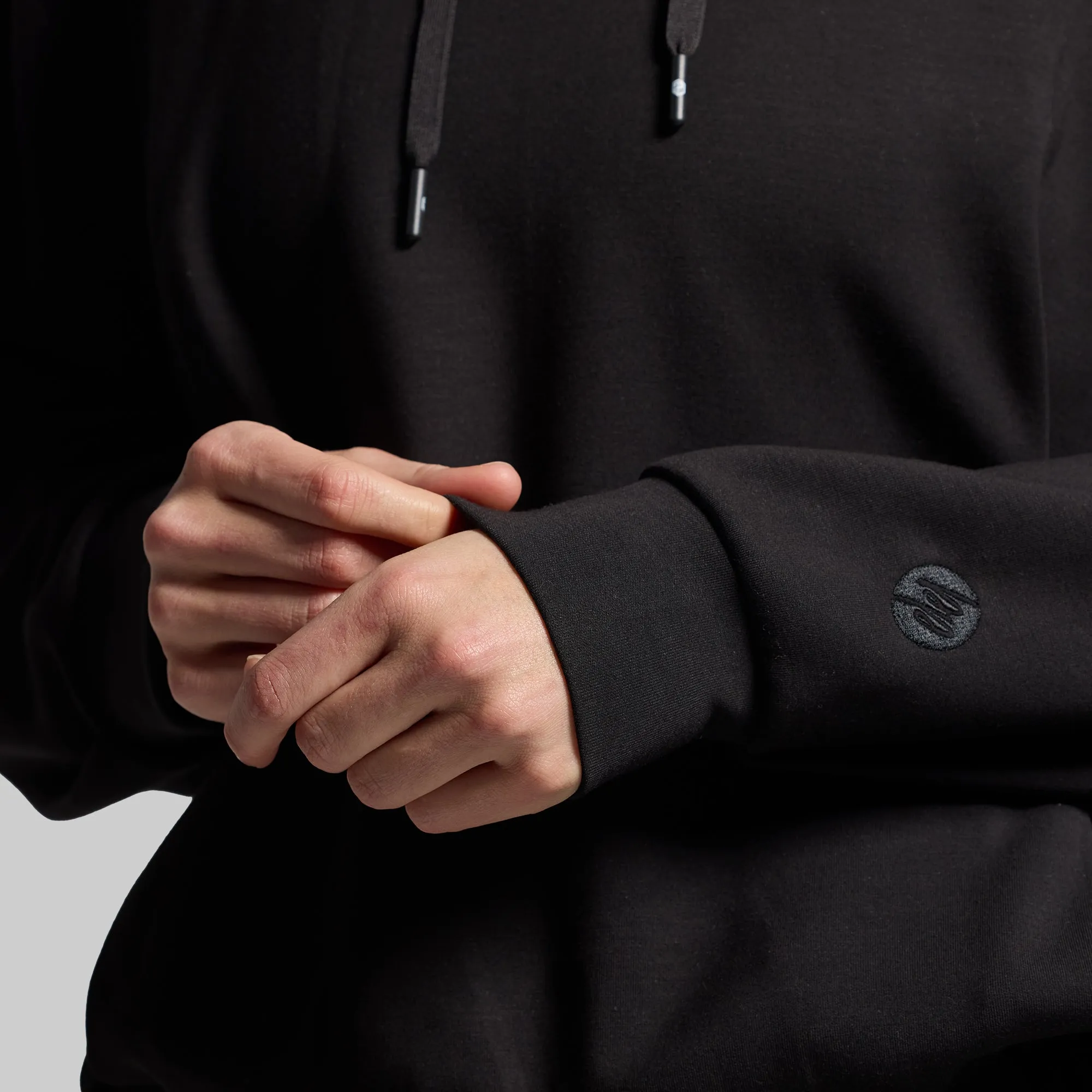 Lounge Lux Hoodie (Black) sold by Born Primitive product image thumbnail 5