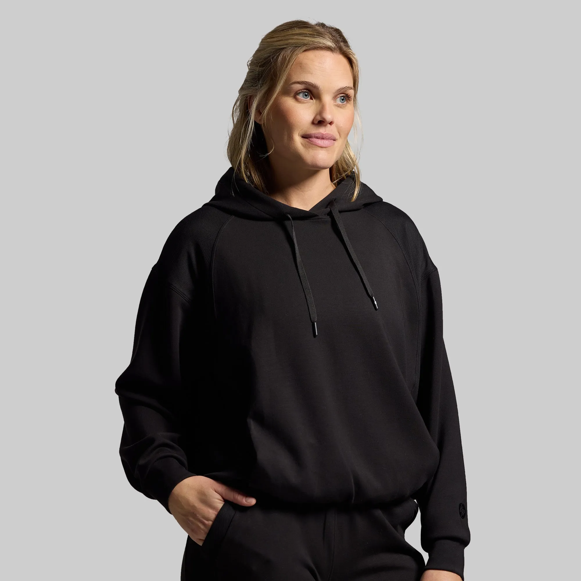 Lounge Lux Hoodie (Black) sold by Born Primitive