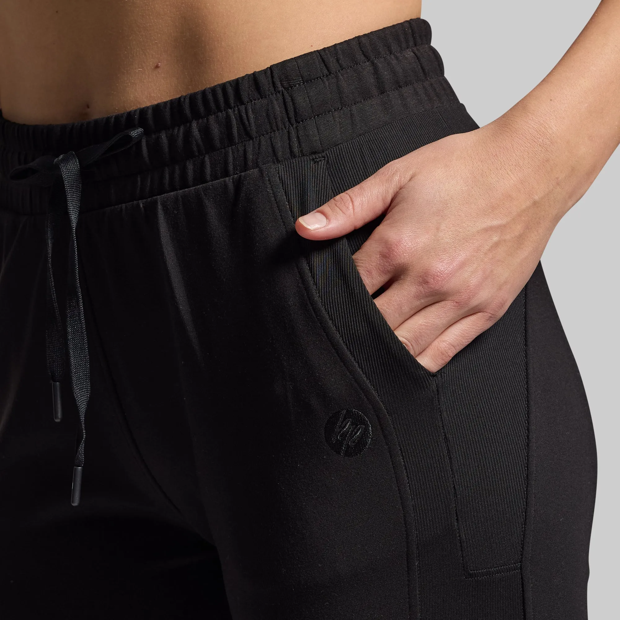 Women's Lounge Lux Jogger (Black) sold by Born Primitive product image thumbnail 5