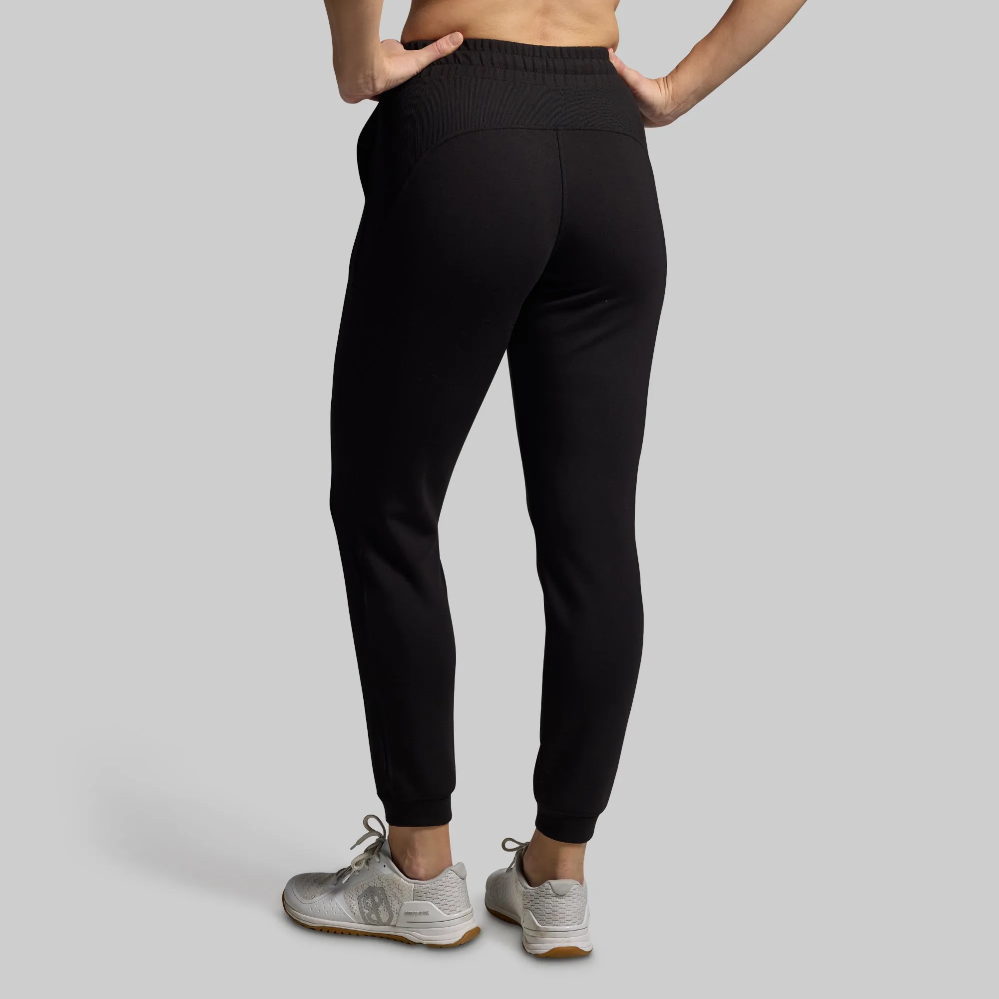 Women's Lounge Lux Jogger (Black) sold by Born Primitive product image thumbnail 2