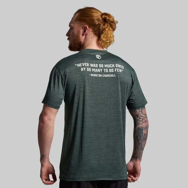 BDF Churchill Athleisure Tee (Evergreen) sold by Born Primitive