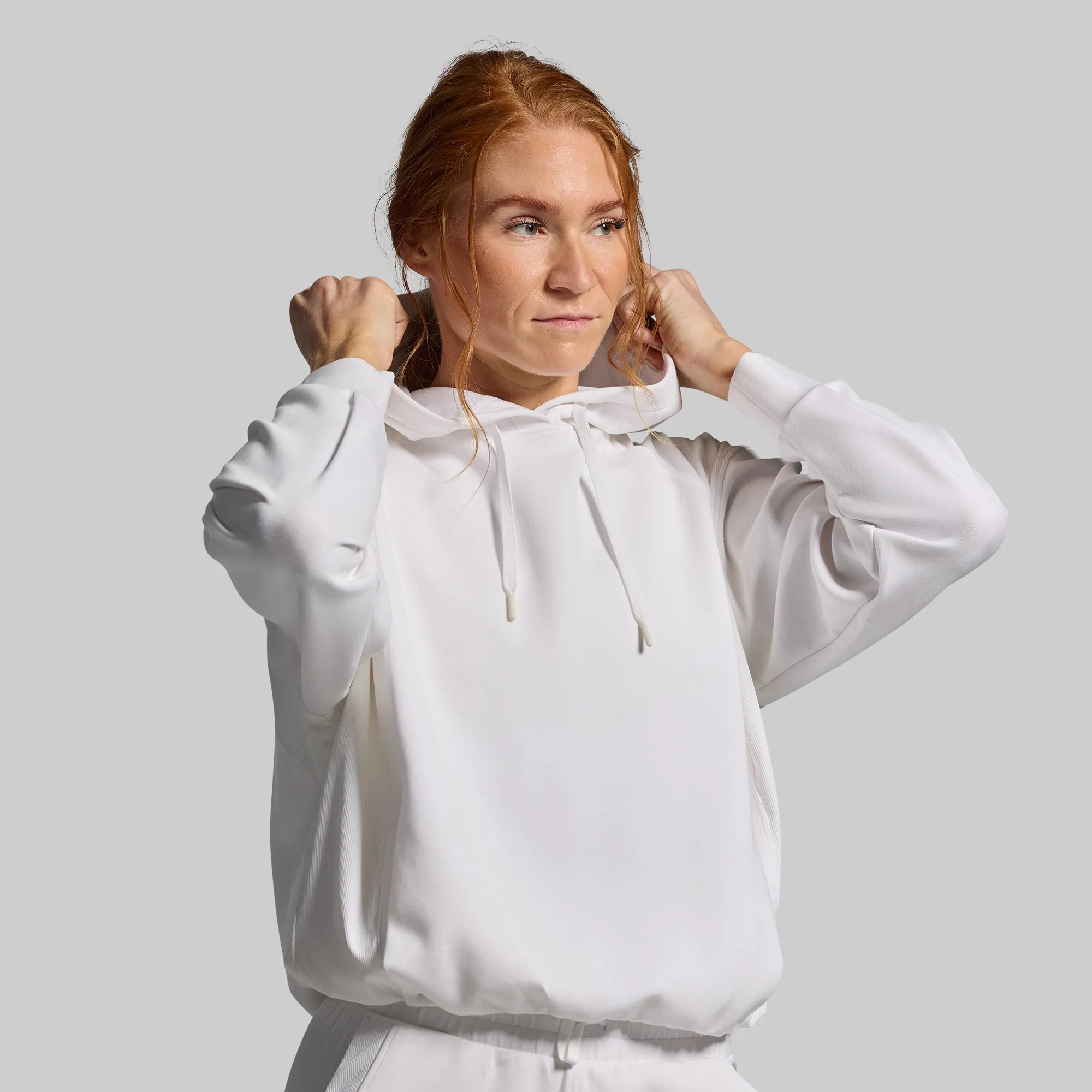 Lounge Lux Hoodie Set (White) sold by Born Primitive product image thumbnail 5