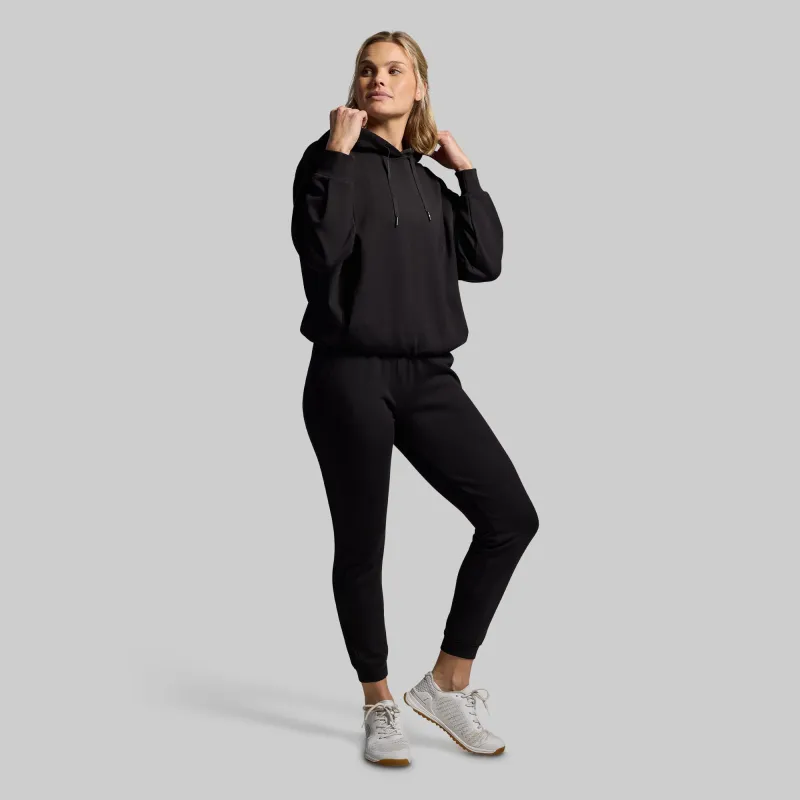 Lounge Lux Hoodie Set (Black) sold by Born Primitive