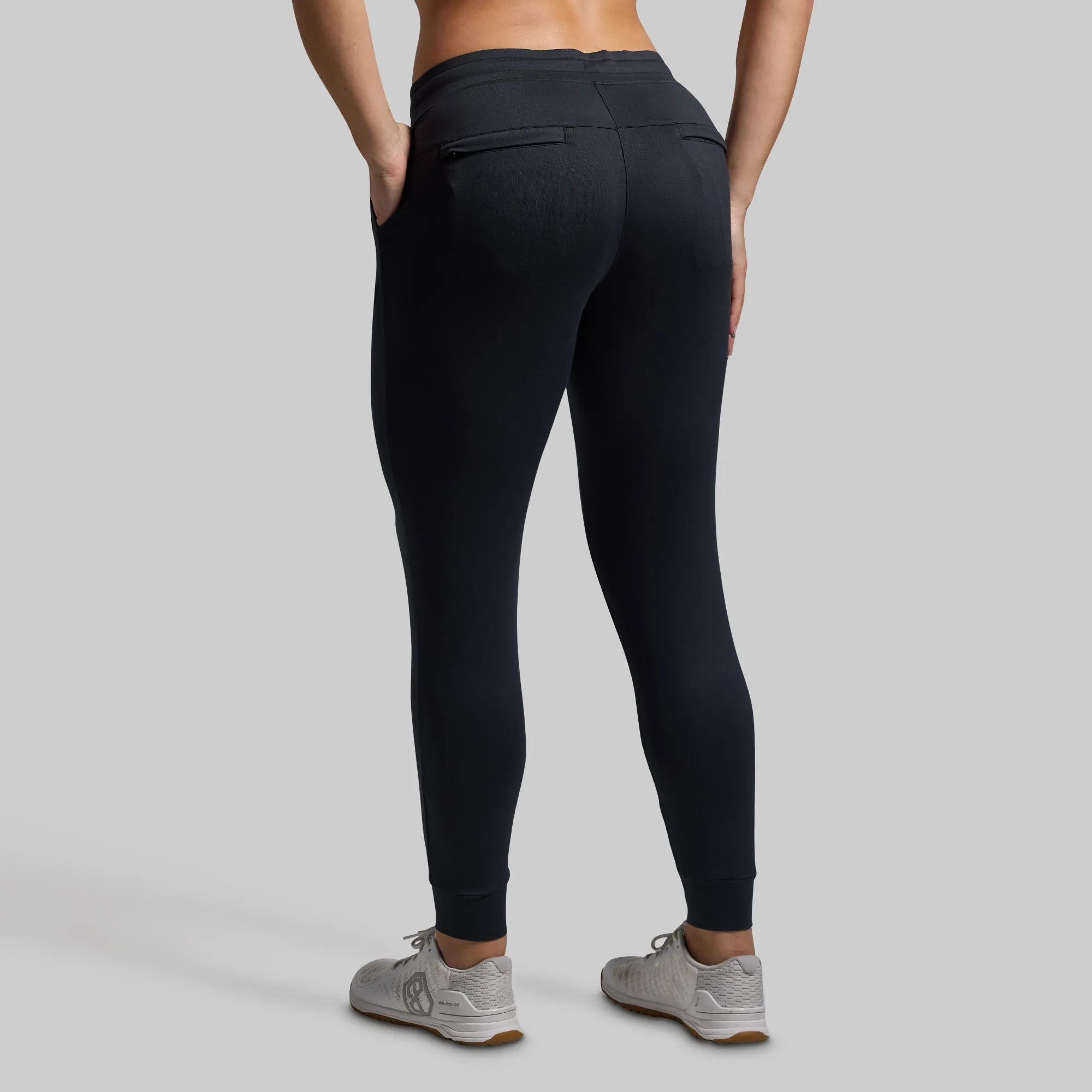 Women's Rest Day Low Rise Athleisure Jogger (Black) sold by Born Primitive product image thumbnail 2