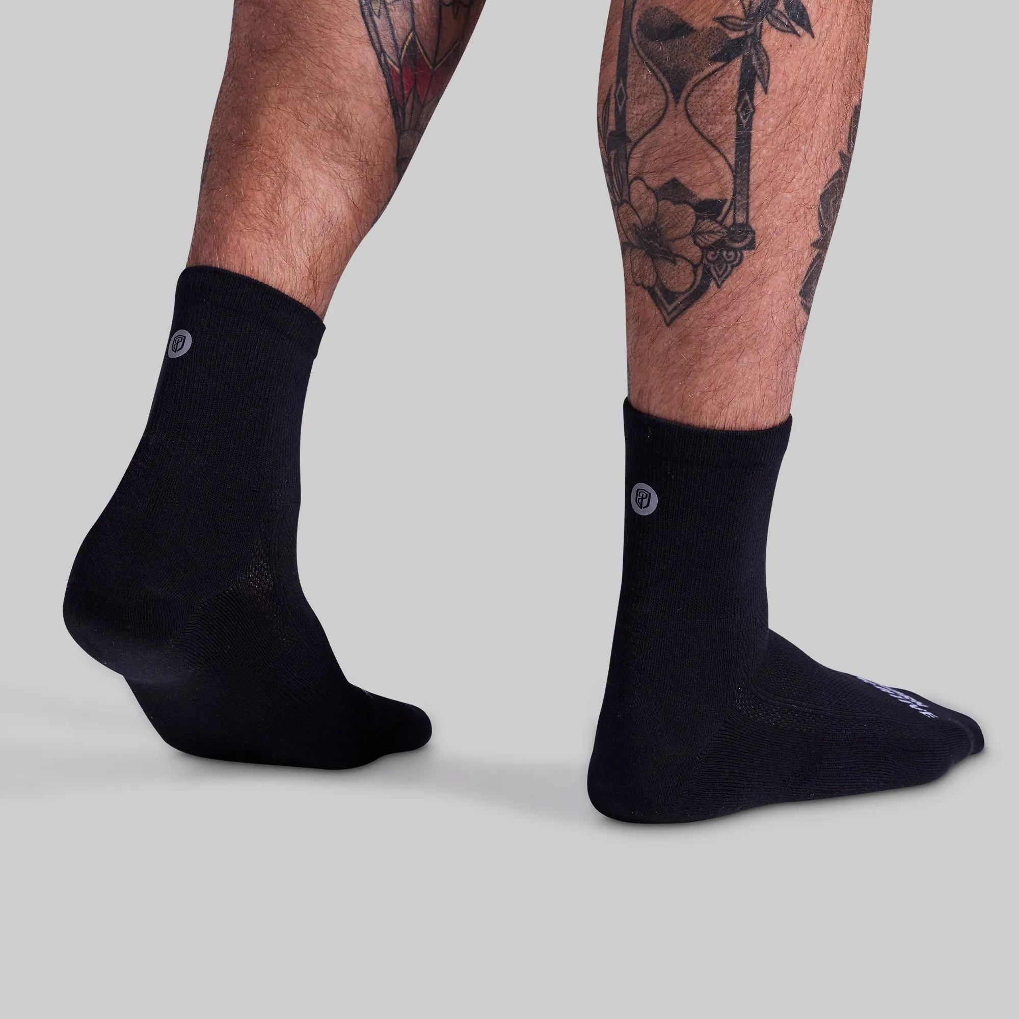 Performance Half Crew Sock 3-Pack (Black) sold by Born Primitive product image thumbnail 4