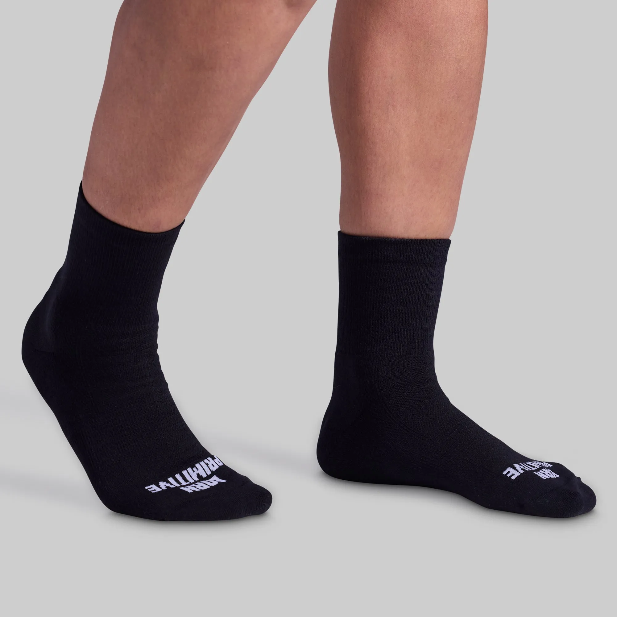 Performance Half Crew Sock 3-Pack (Black) sold by Born Primitive product image thumbnail 3