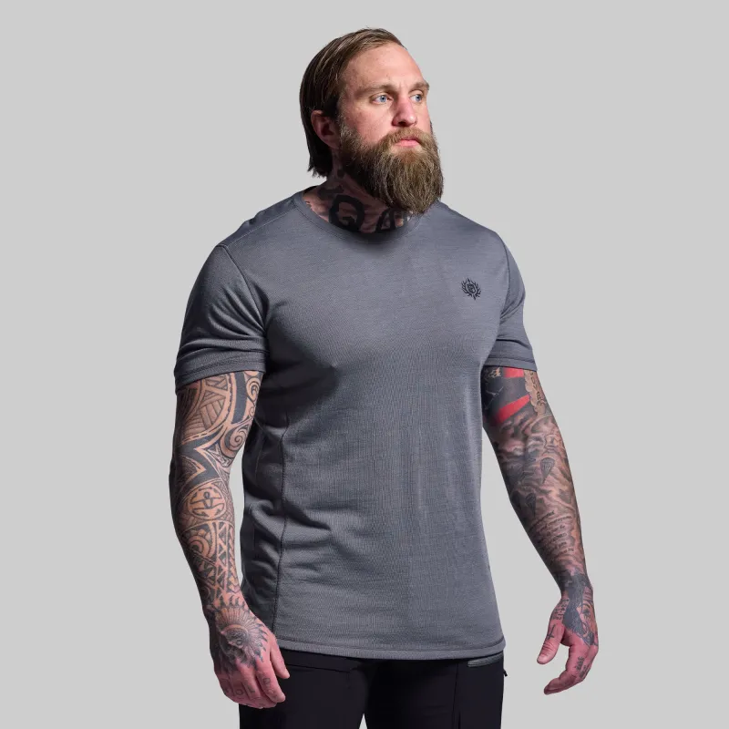 Ridgeline Tee 165 (Wolf Grey) sold by Born Primitive
