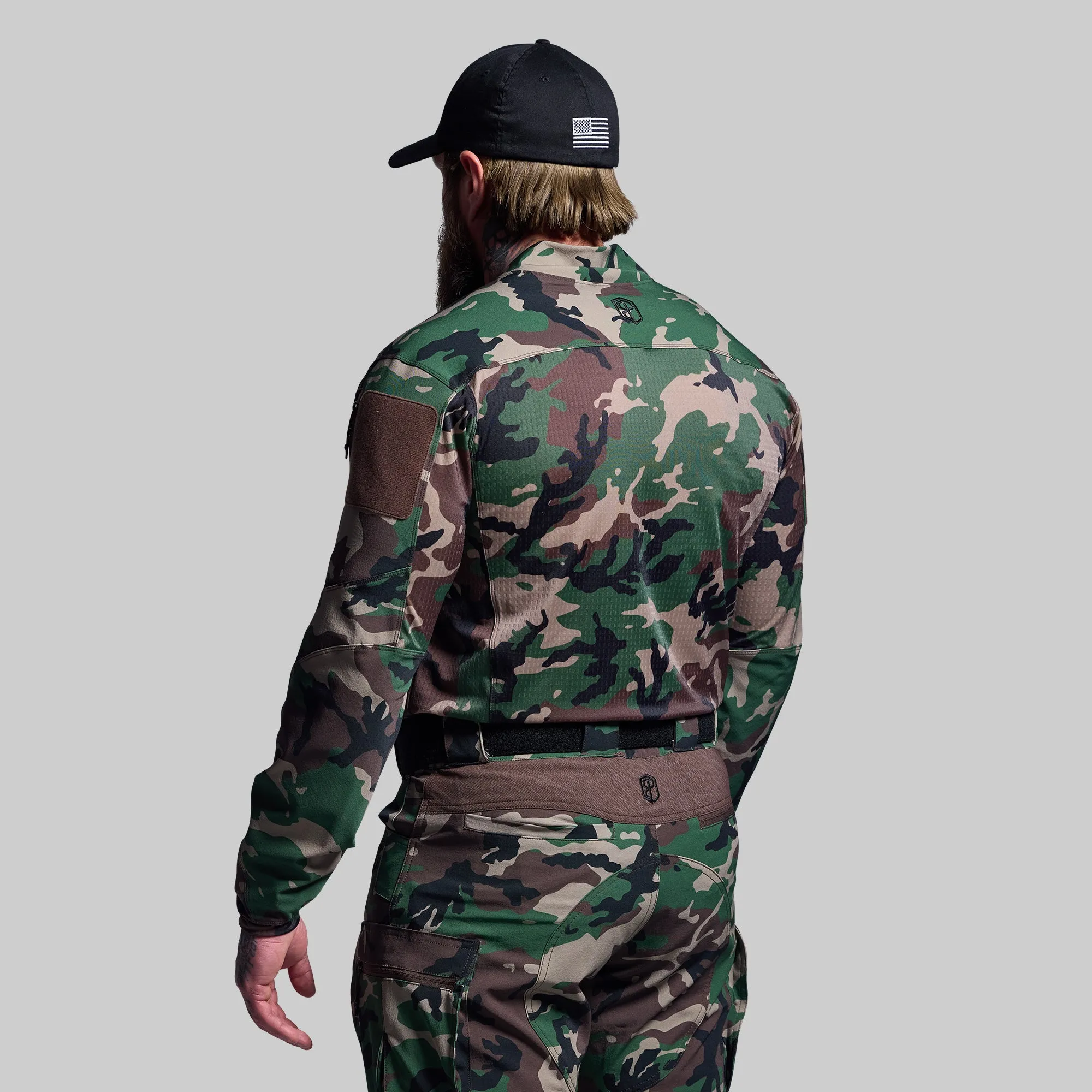 Long Sleeve Op Top Pro (Woodland) sold by Born Primitive product image thumbnail 2