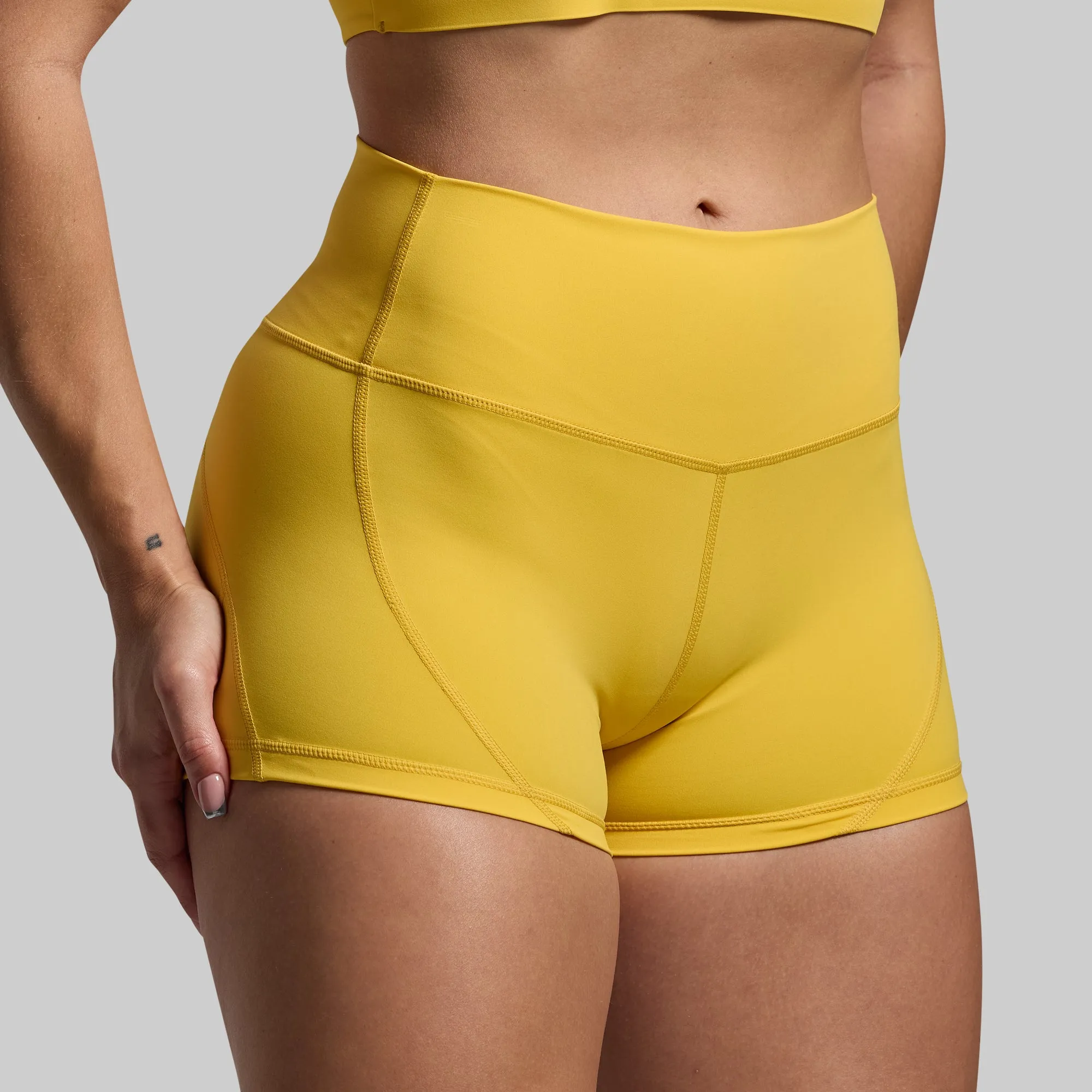 Your Go To Booty Short Set (Golden) sold by Born Primitive product image thumbnail 3