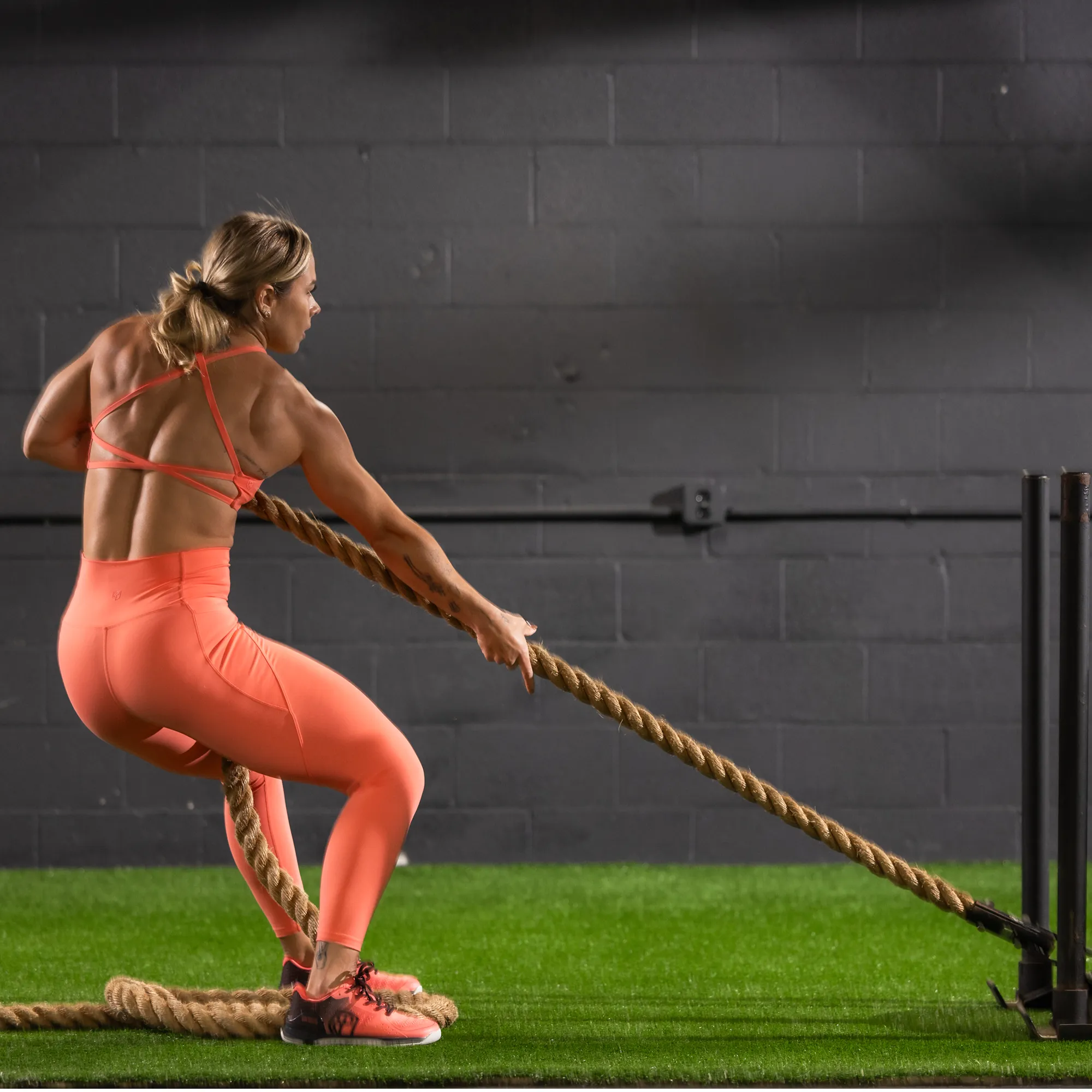 Eccentric Legging Set (Hot Peach) sold by Born Primitive