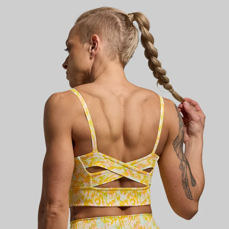 Radiance Sports Bra (Sunburst) sold by Born Primitive