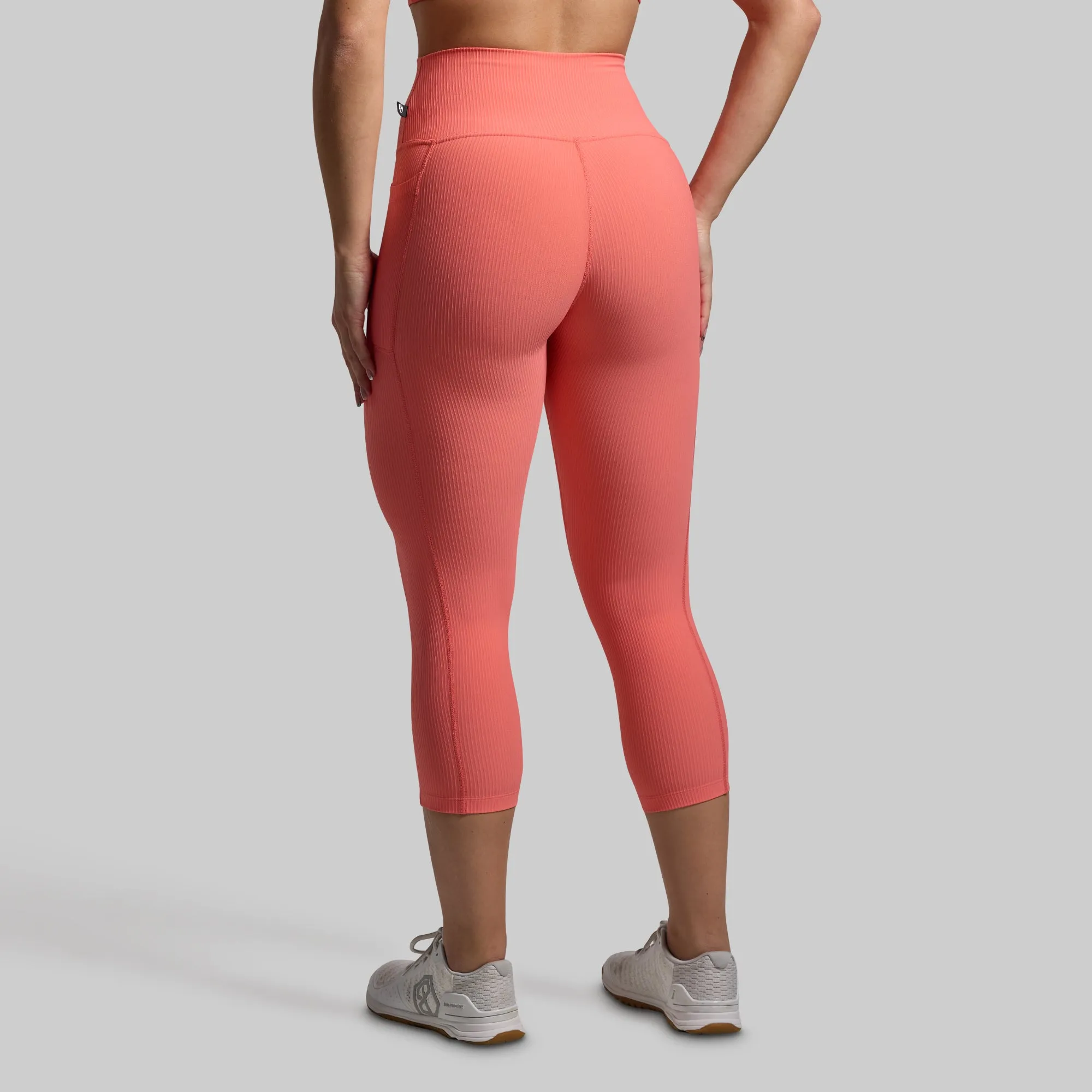 All or Nothing Capri w/ Pockets (Hot Peach) sold by Born Primitive product image thumbnail 2