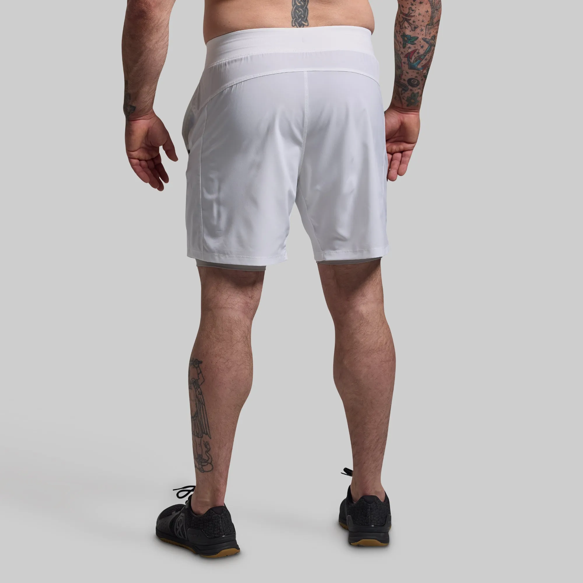 Versatile Short w/ Compression 7" (White) sold by Born Primitive product image thumbnail 3